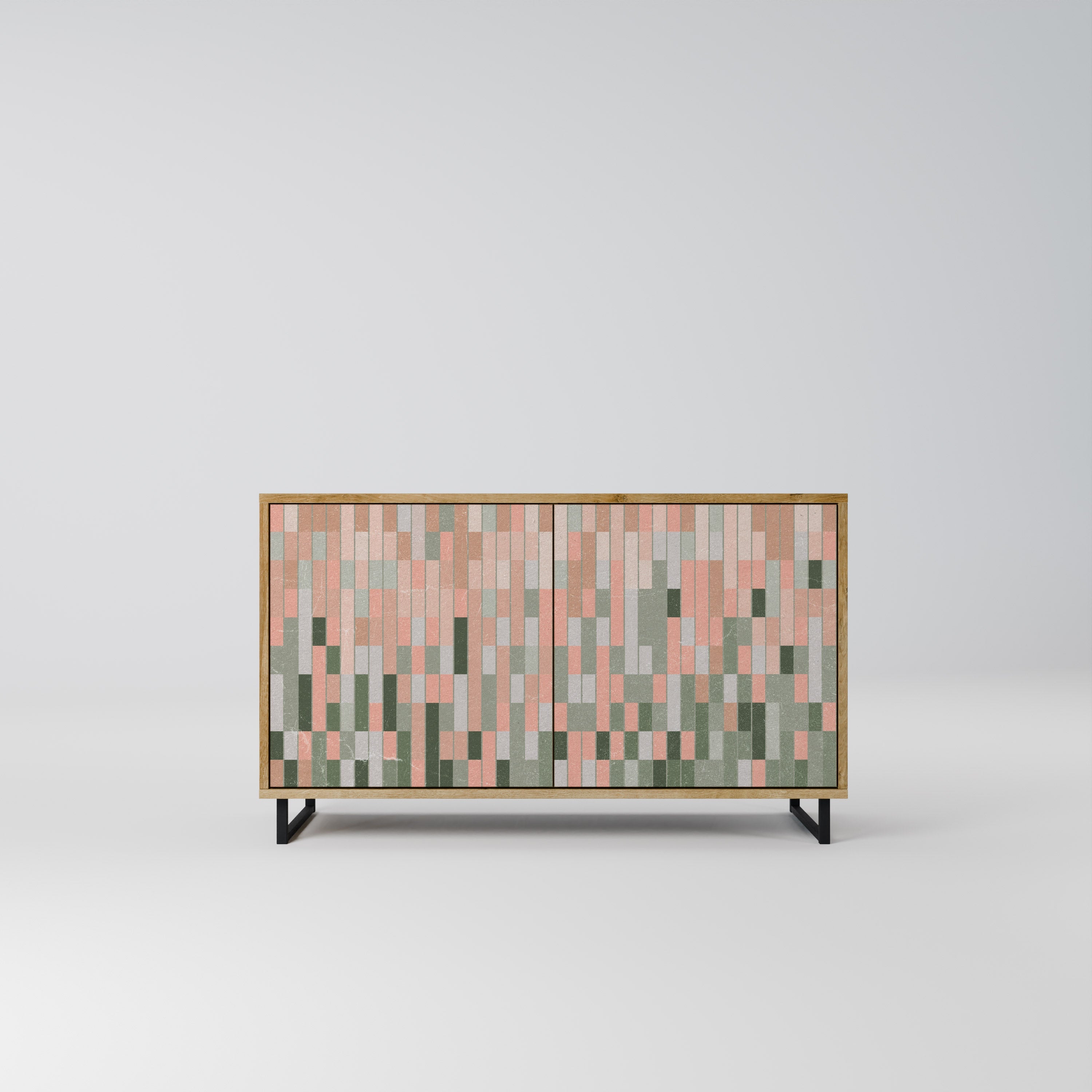 BUILDING THE FUTURE 2-Door Sideboard in Oak Effect