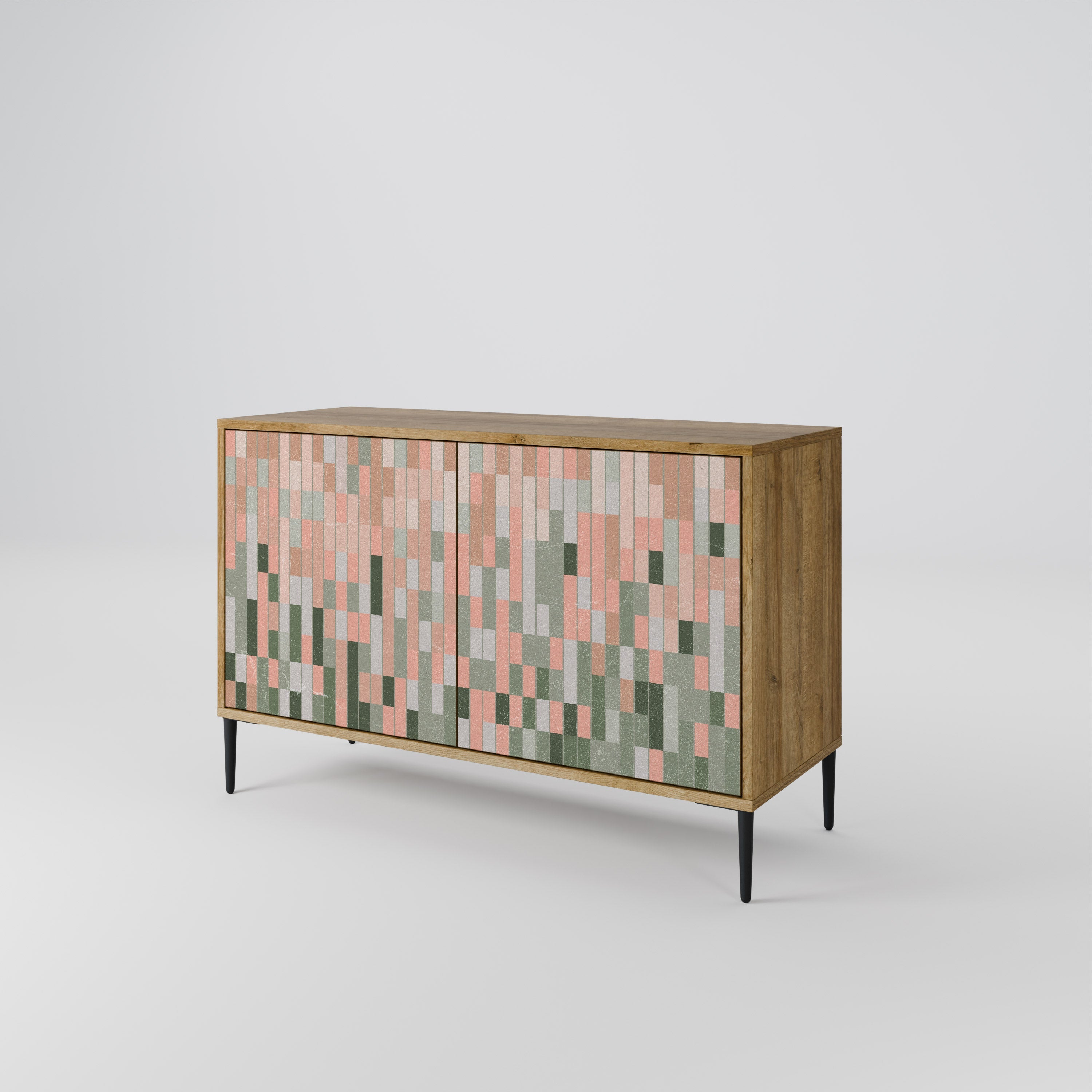 BUILDING THE FUTURE 2-Door Sideboard in Oak Effect