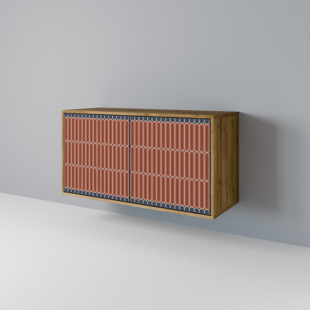 HYPNOTIC GATE 2-Door Sideboard in Oak Effect