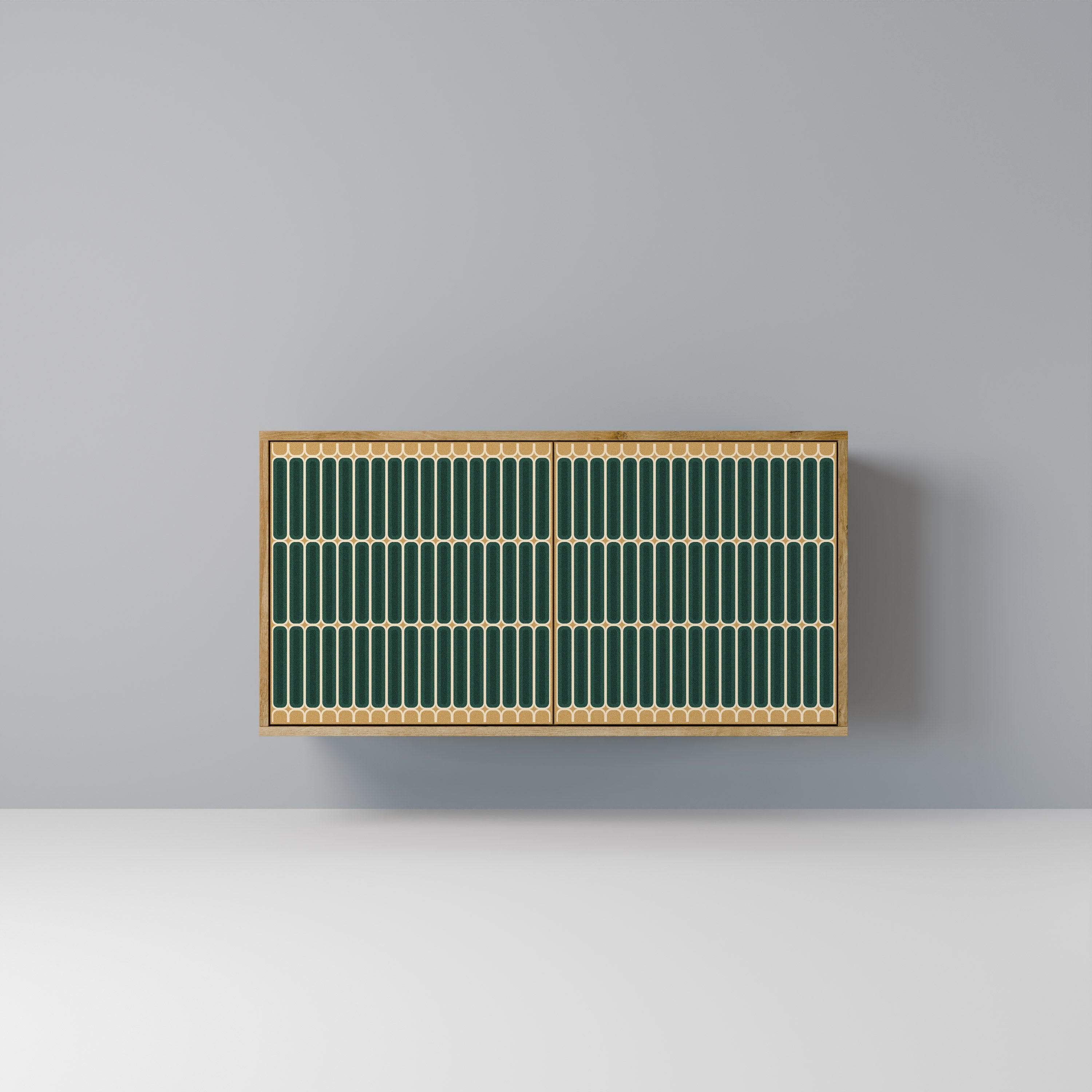 ILUSION GATE 2-Door Sideboard in Oak Effect