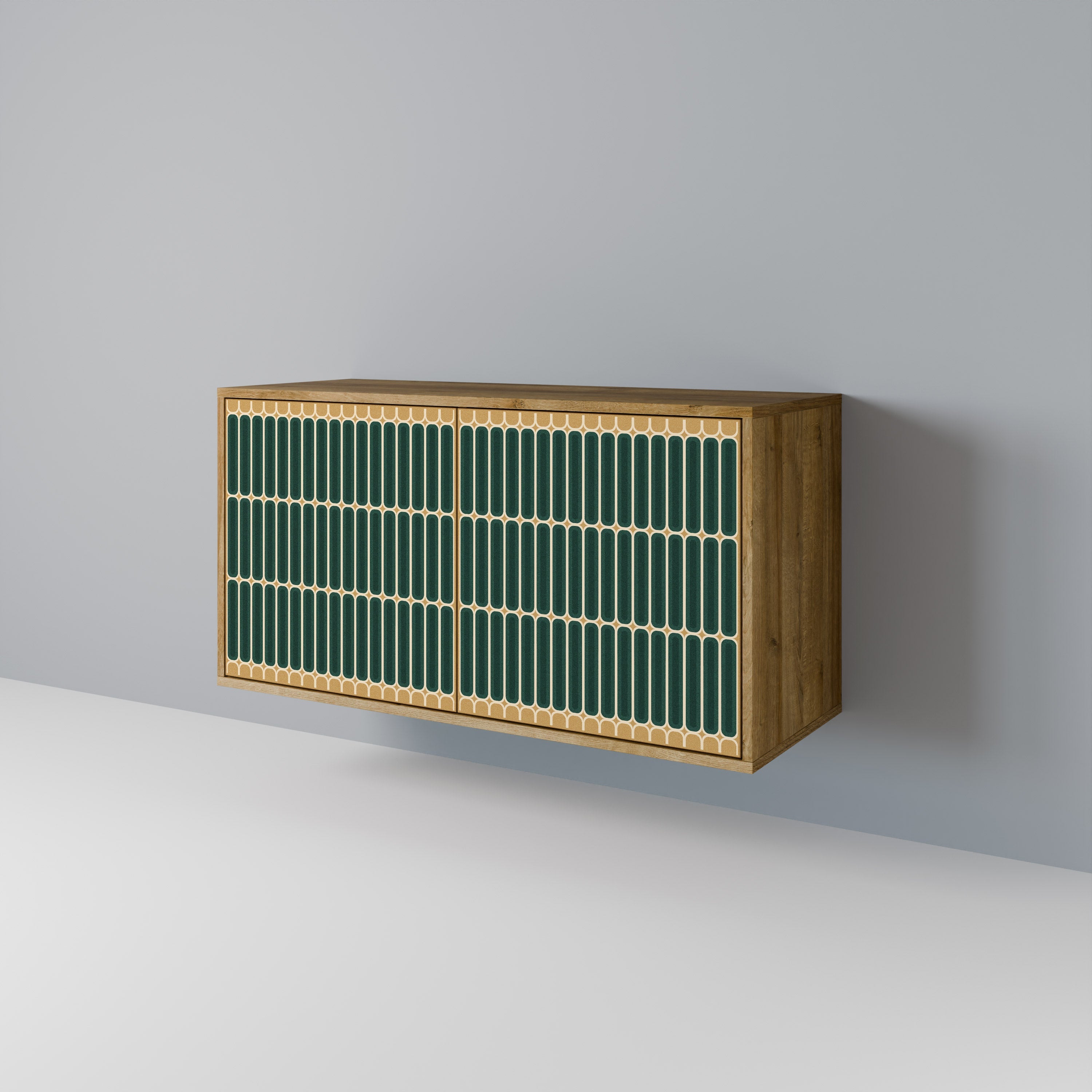 ILUSION GATE 2-Door Sideboard in Oak Effect