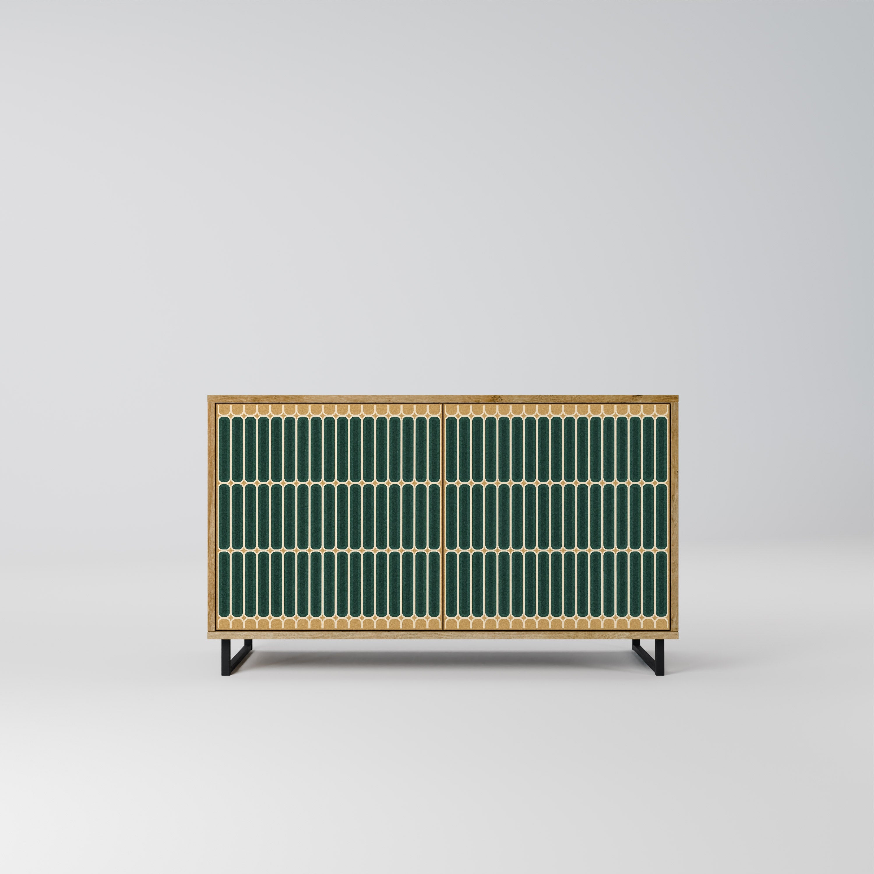 ILUSION GATE 2-Door Sideboard in Oak Effect