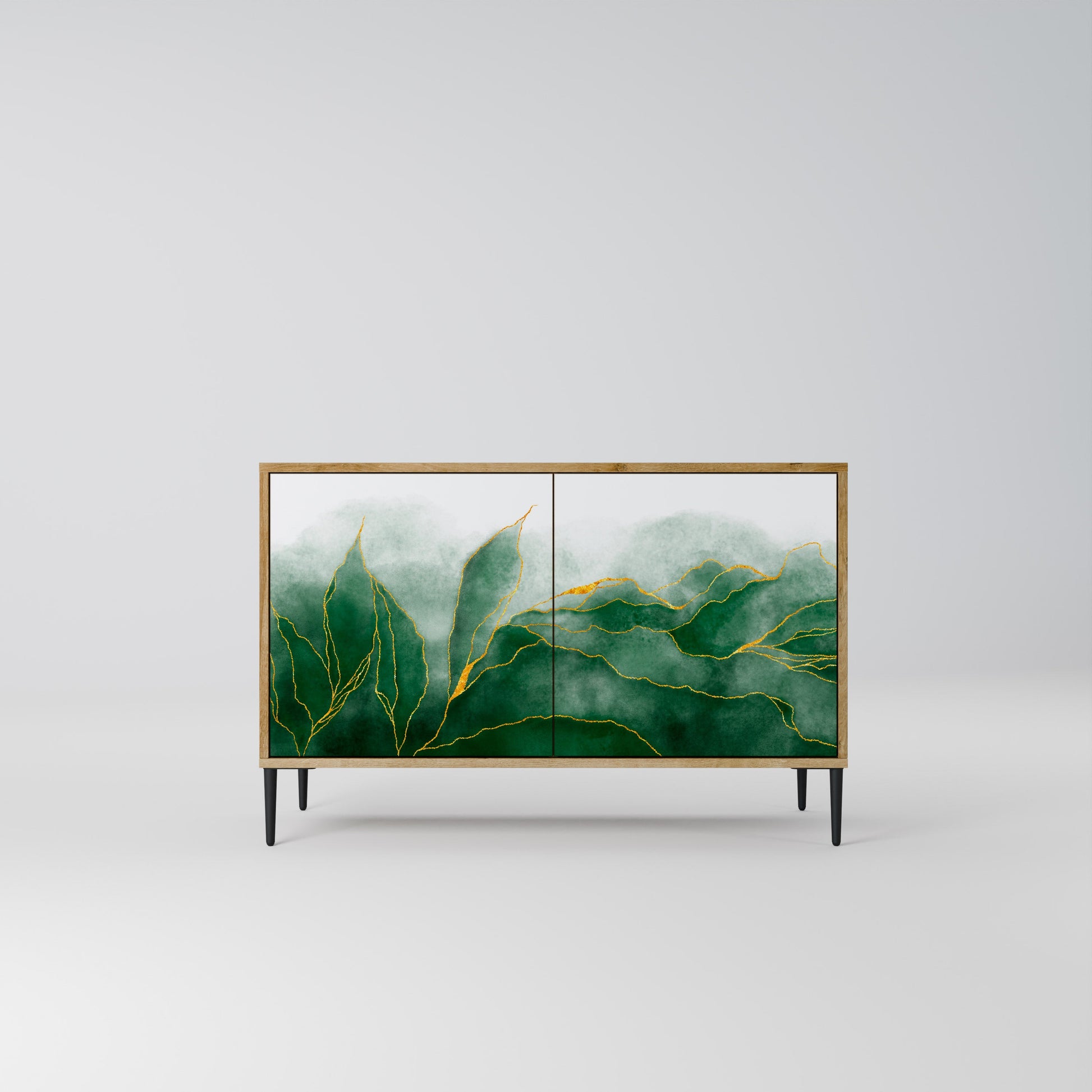 Buffet 2 portes effet chêne de la collection EXPENSIVE NATURE