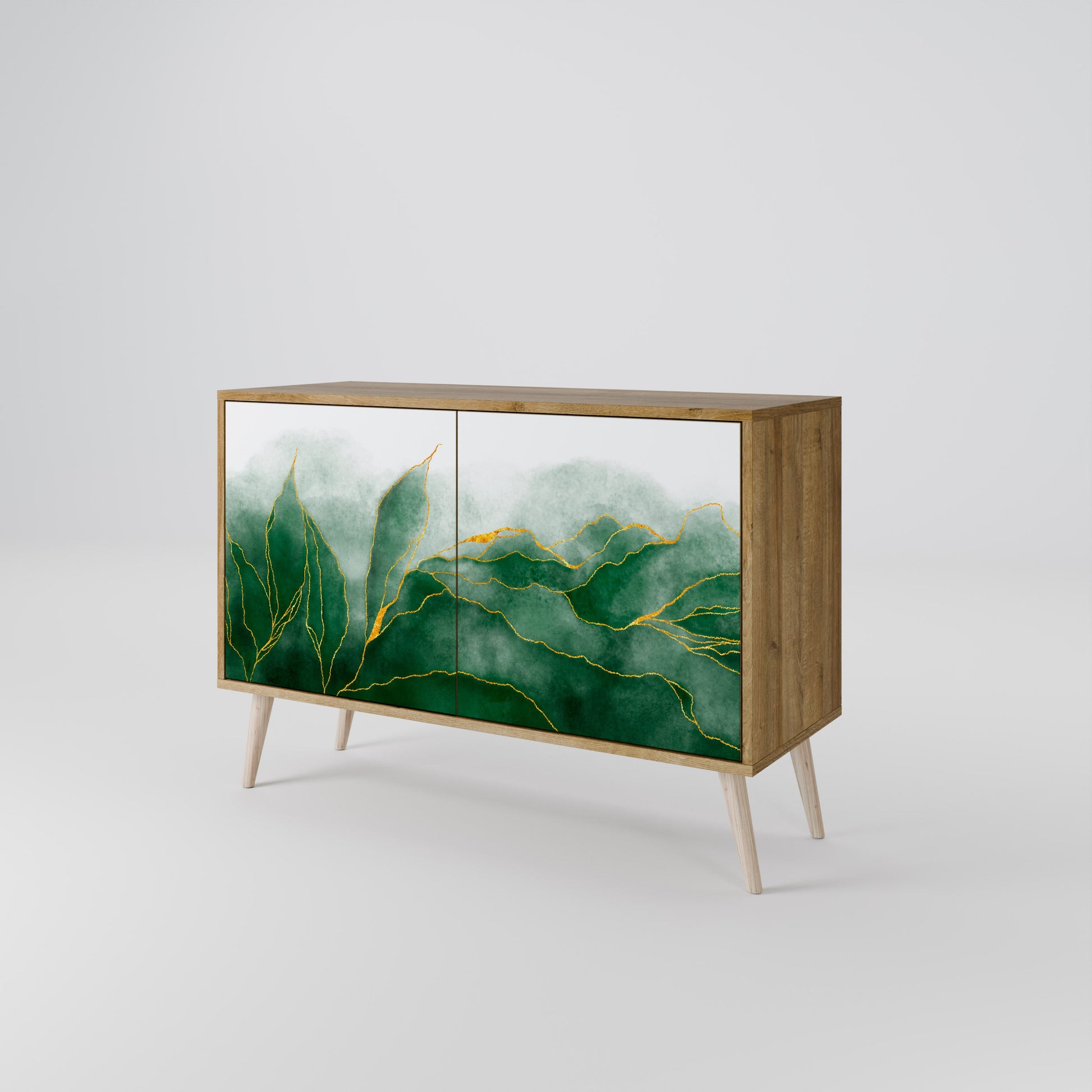 Buffet 2 portes effet chêne de la collection EXPENSIVE NATURE