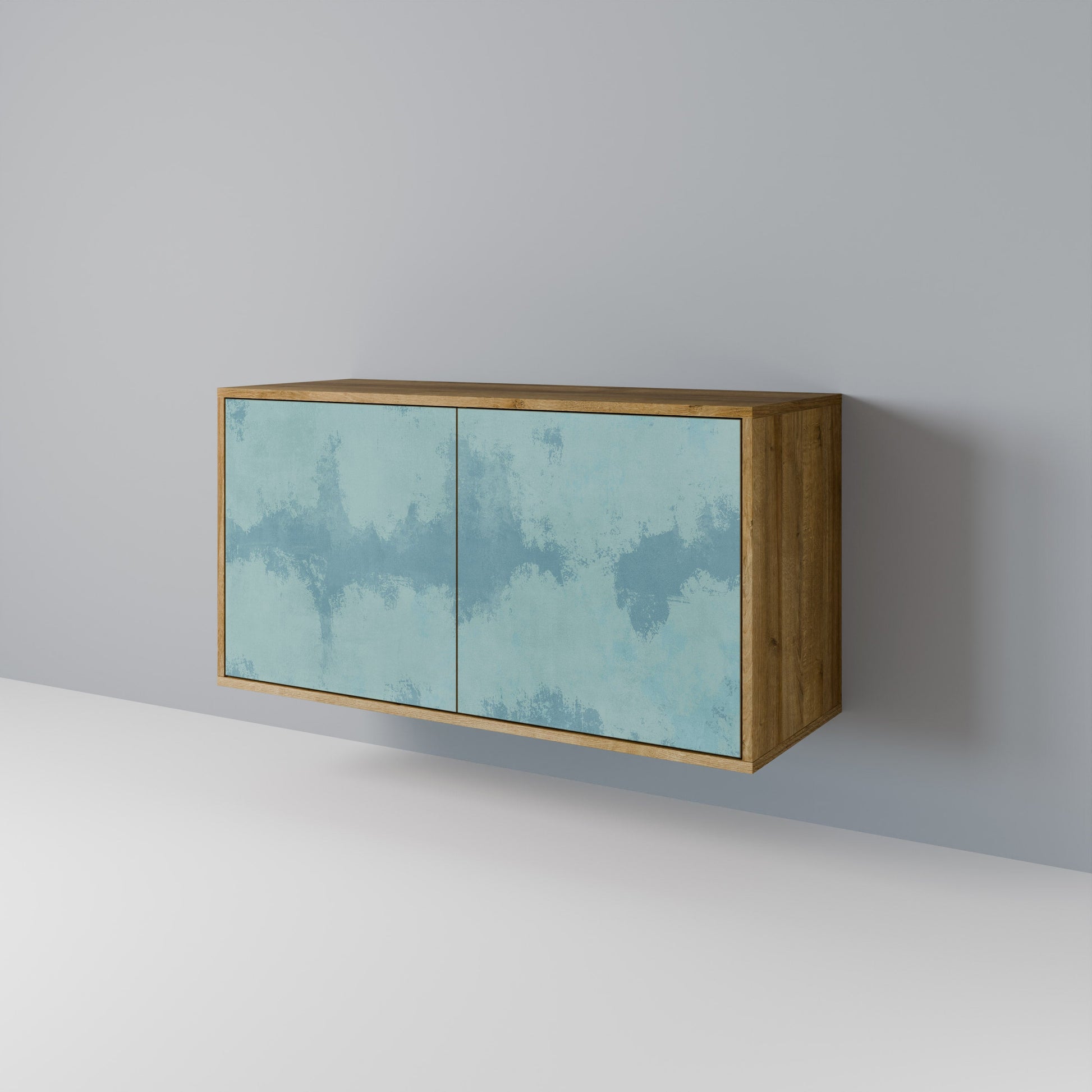 Buffet 2 portes SKY WASH effet chêne