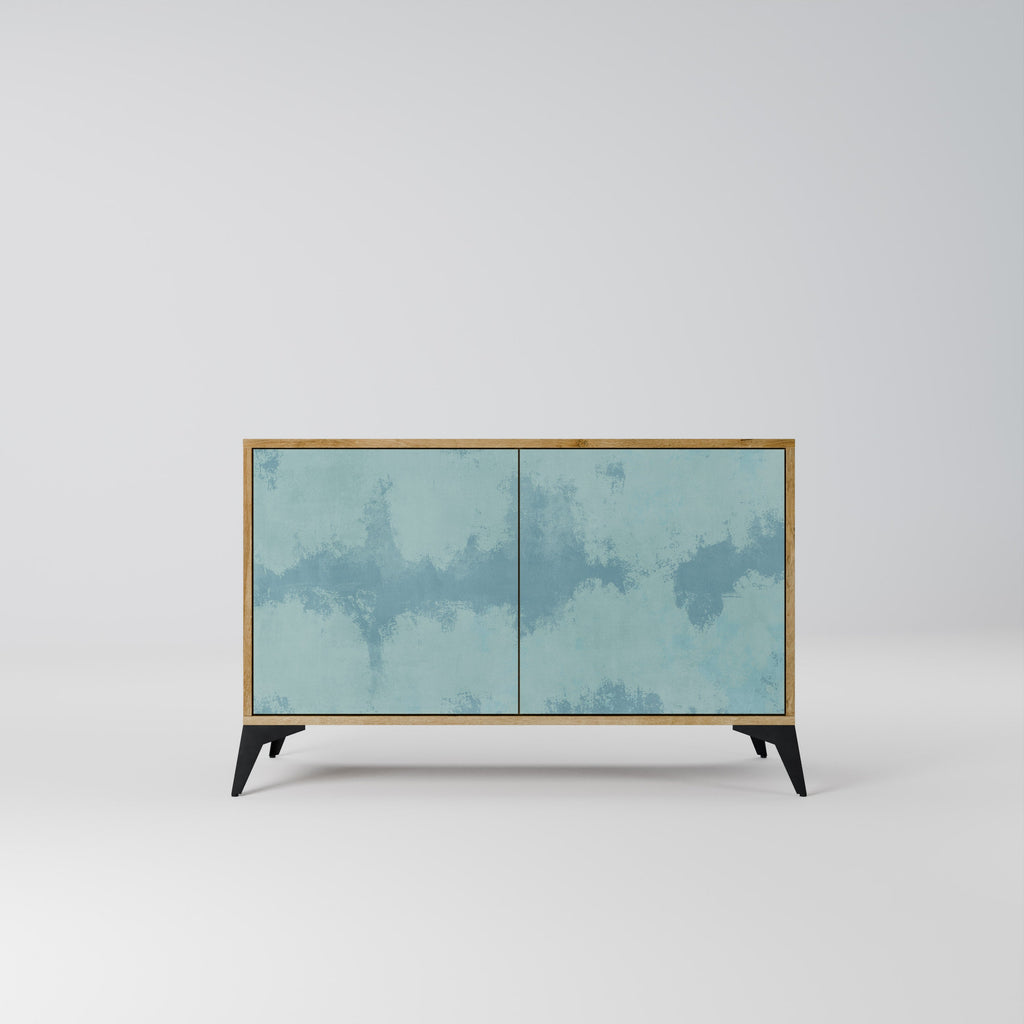 SKY WASH 2-Door Sideboard in Oak Effect