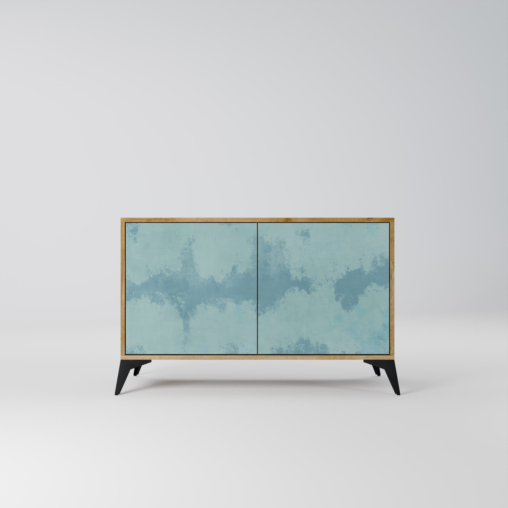 Buffet 2 portes SKY WASH effet chêne