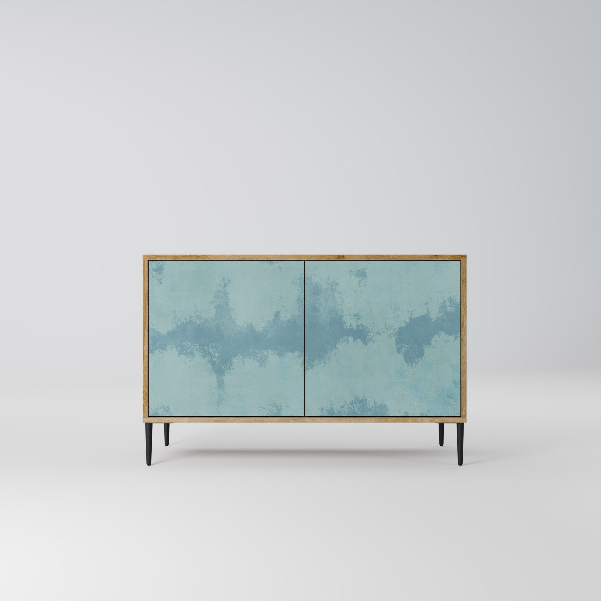 Buffet 2 portes SKY WASH effet chêne