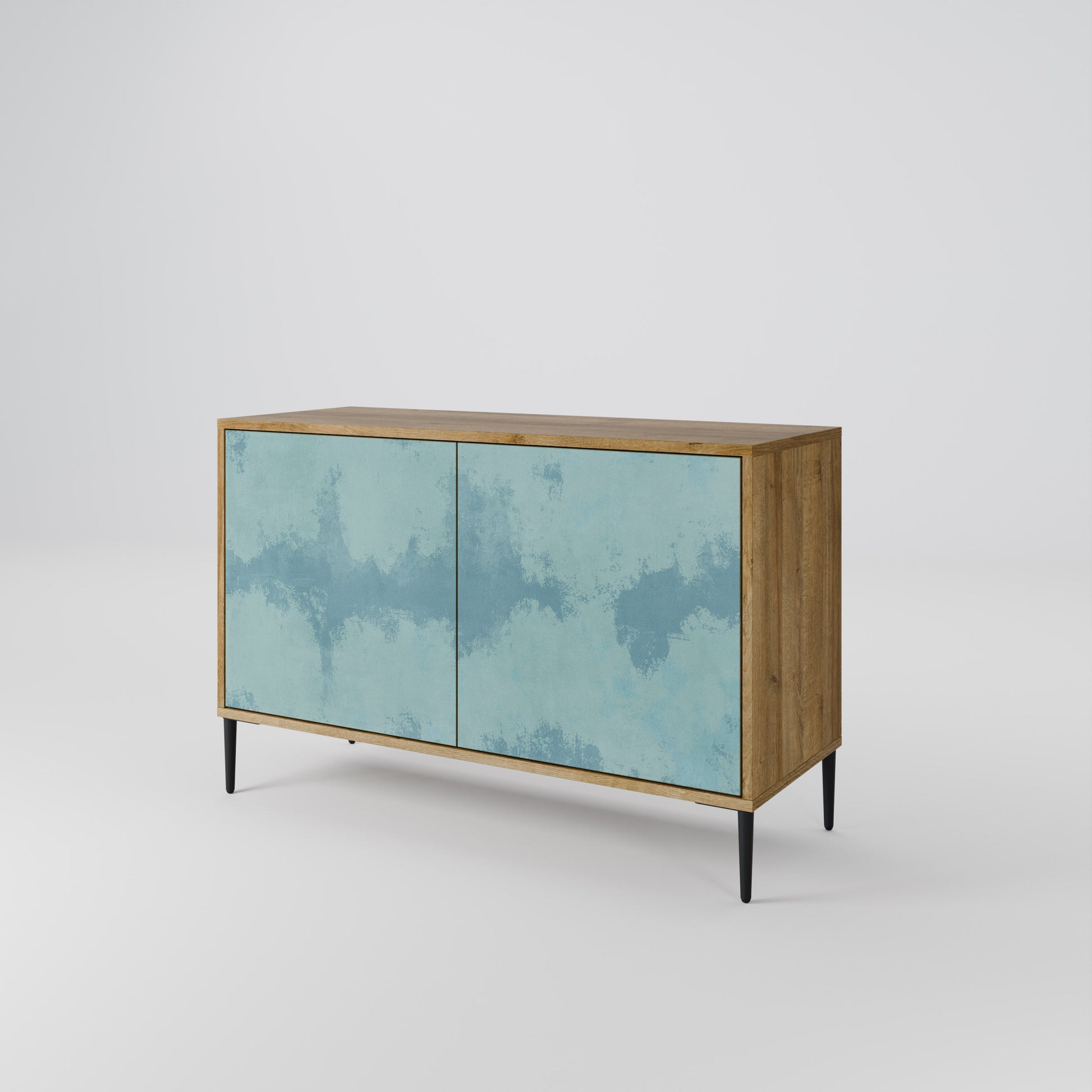 Buffet 2 portes SKY WASH effet chêne
