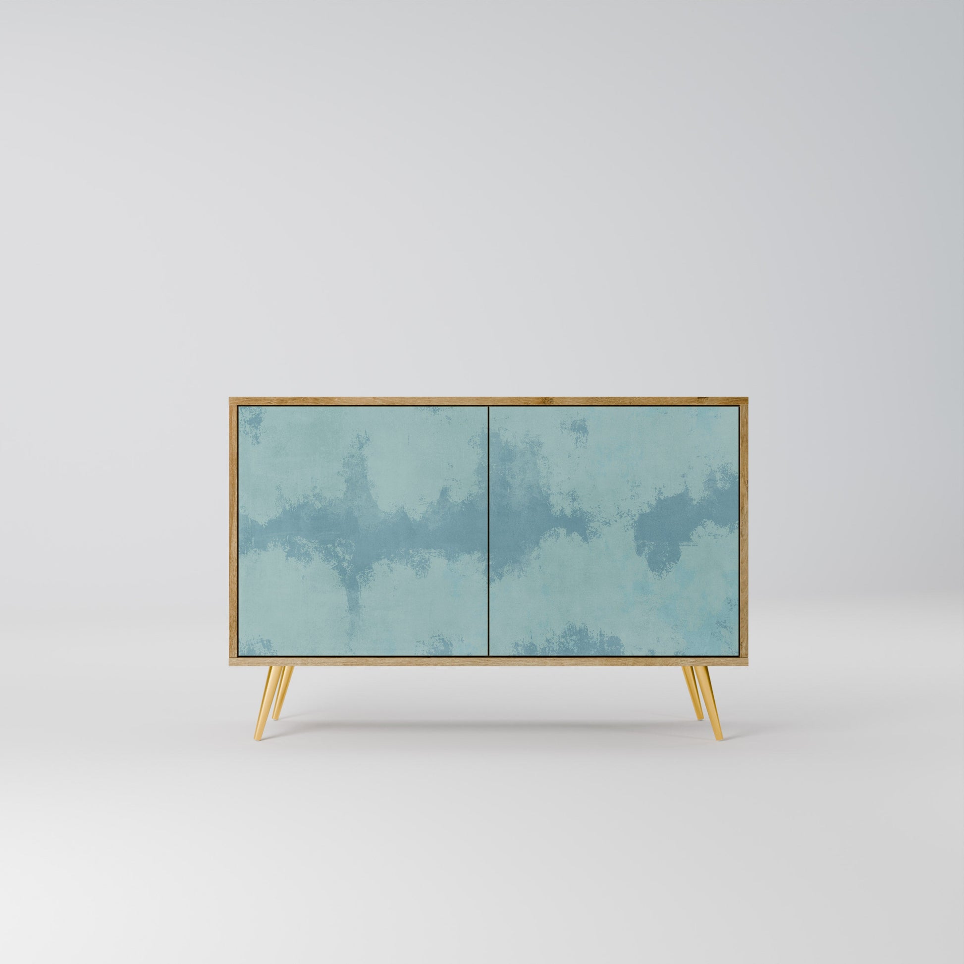 Buffet 2 portes SKY WASH effet chêne