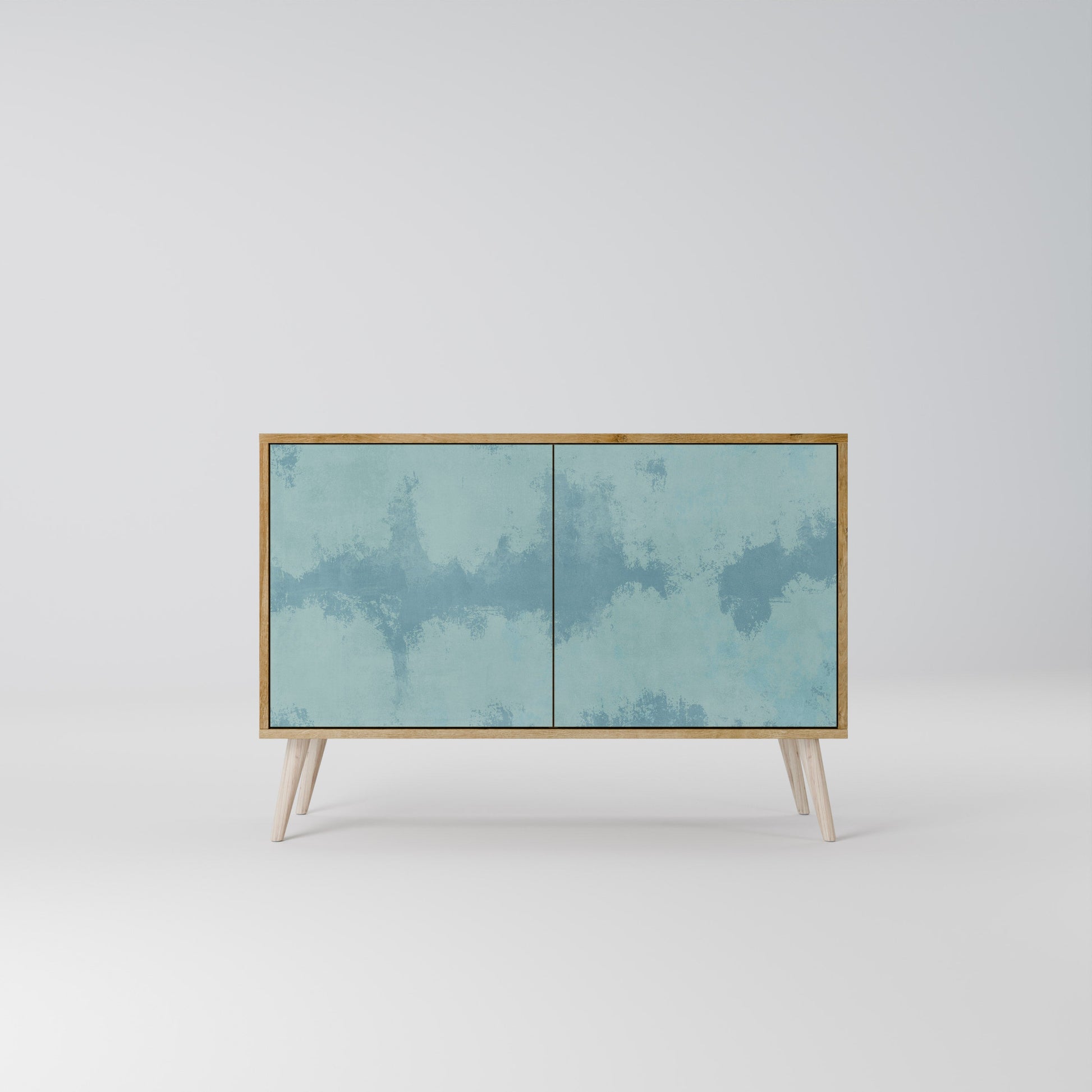 Buffet 2 portes SKY WASH effet chêne