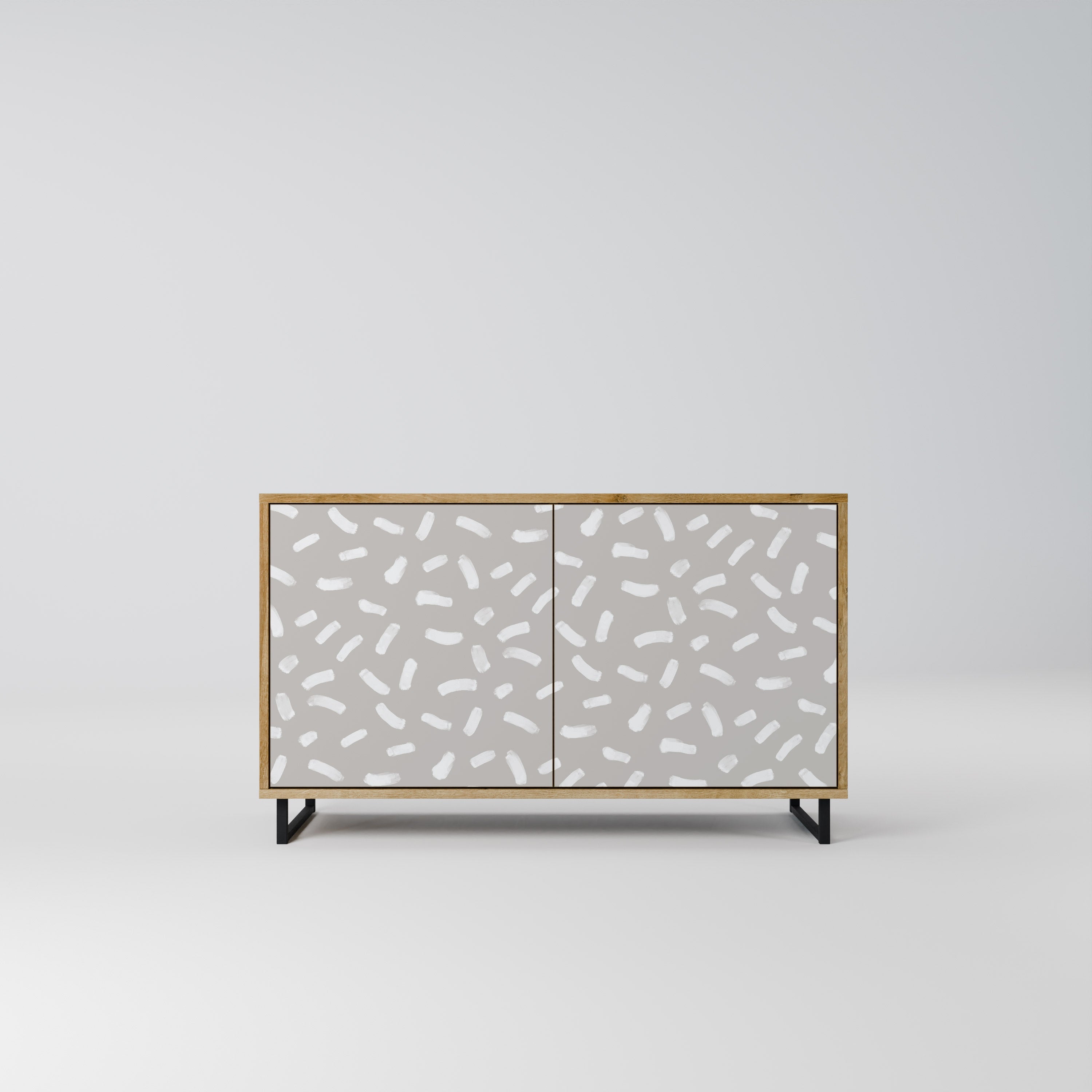 PASSING SECONDS 2-Door Sideboard in Oak Effect