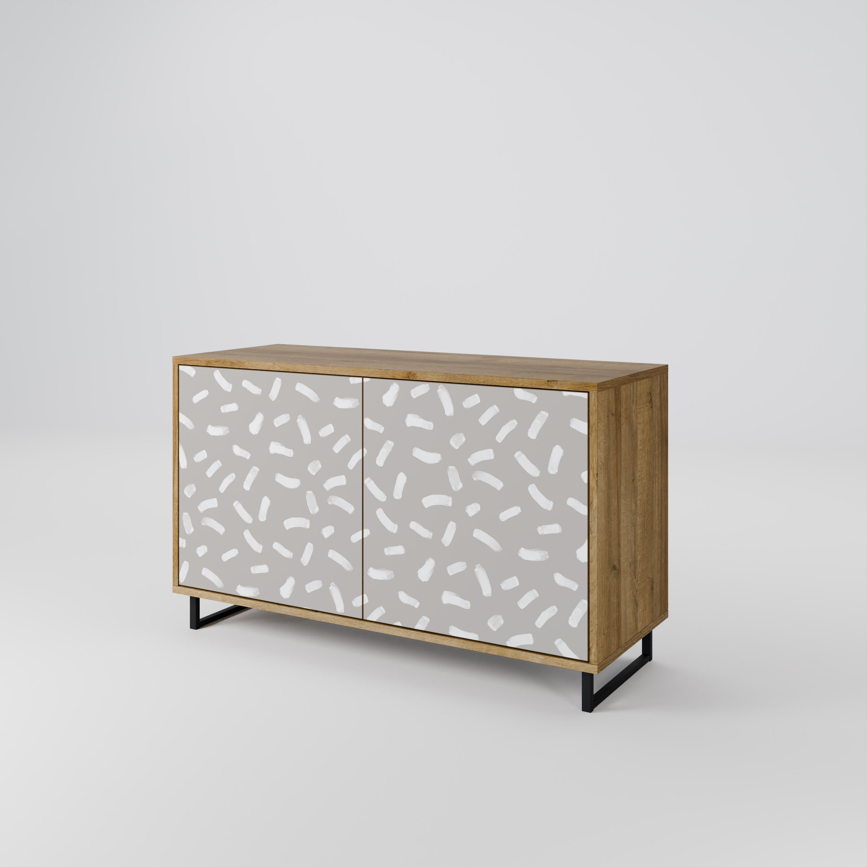 PASSING SECONDS 2-Door Sideboard in Oak Effect