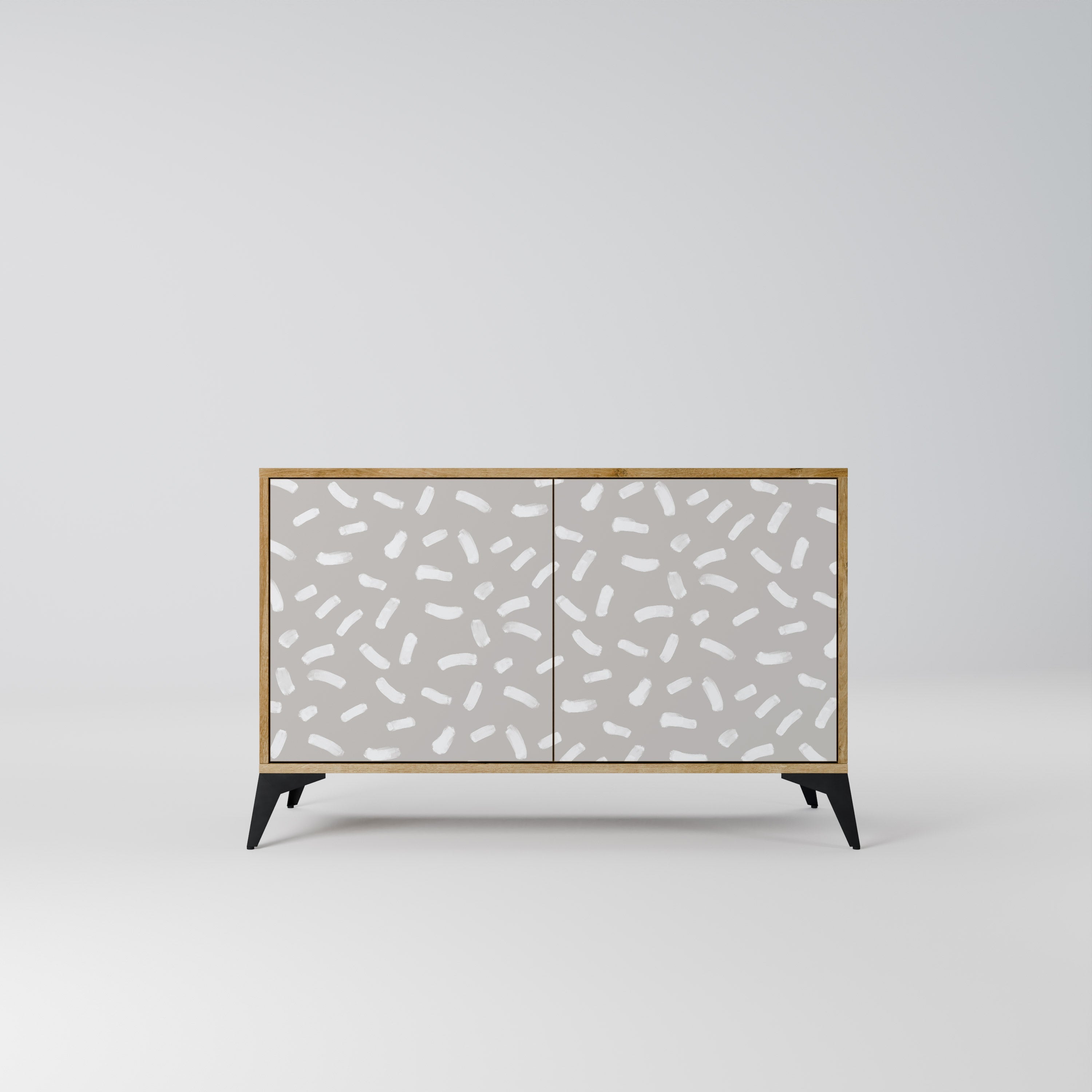 PASSING SECONDS 2-Door Sideboard in Oak Effect