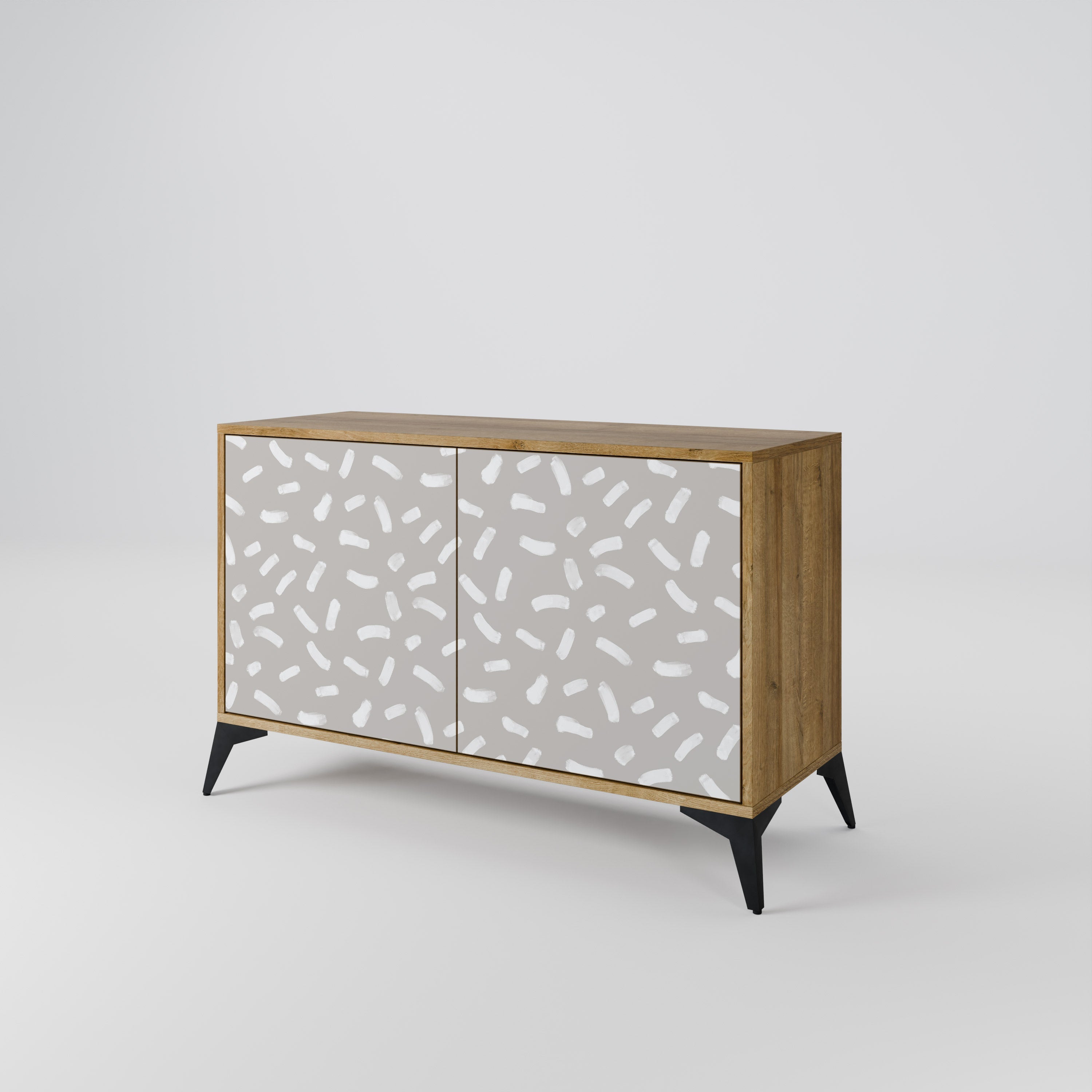 PASSING SECONDS 2-Door Sideboard in Oak Effect