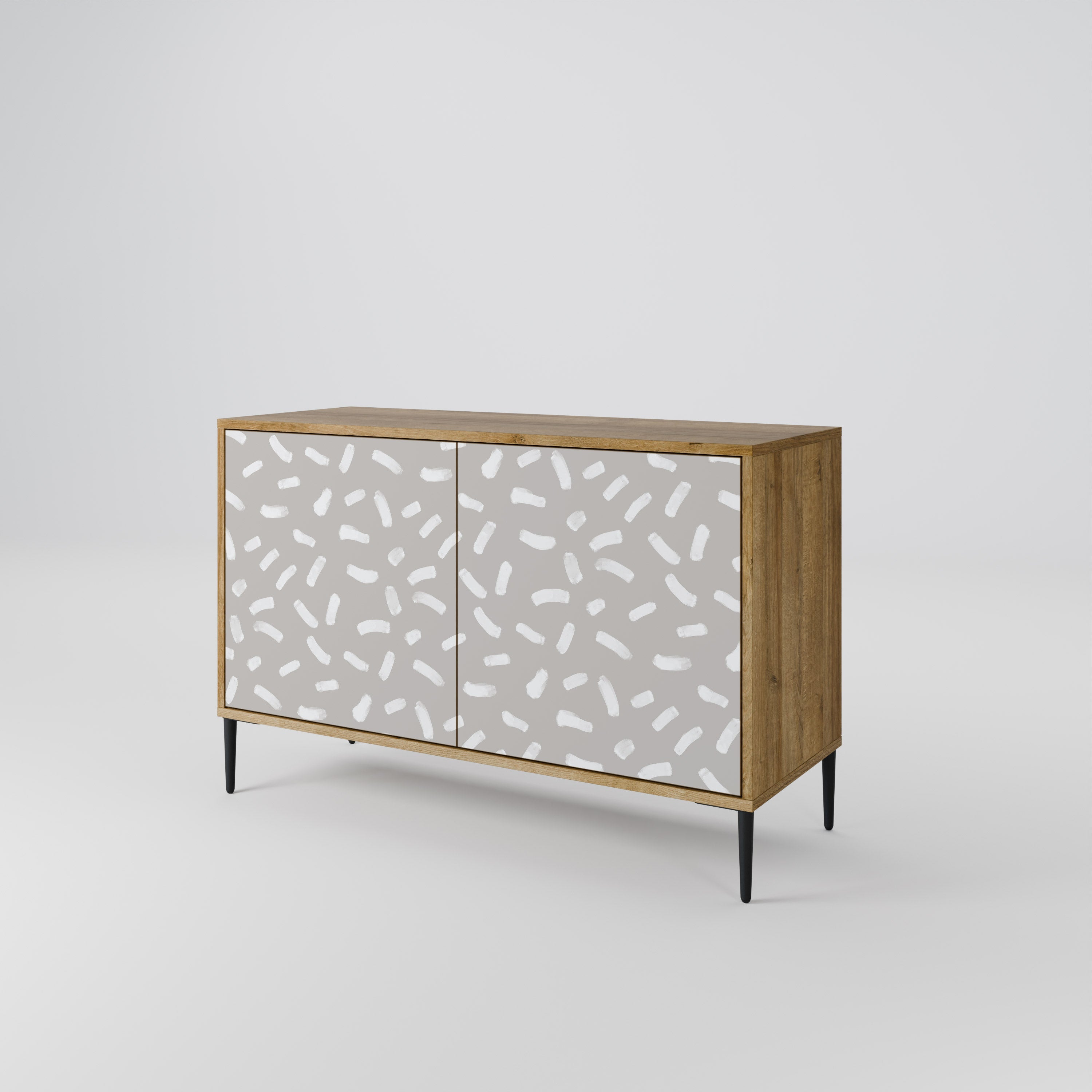 PASSING SECONDS 2-Door Sideboard in Oak Effect