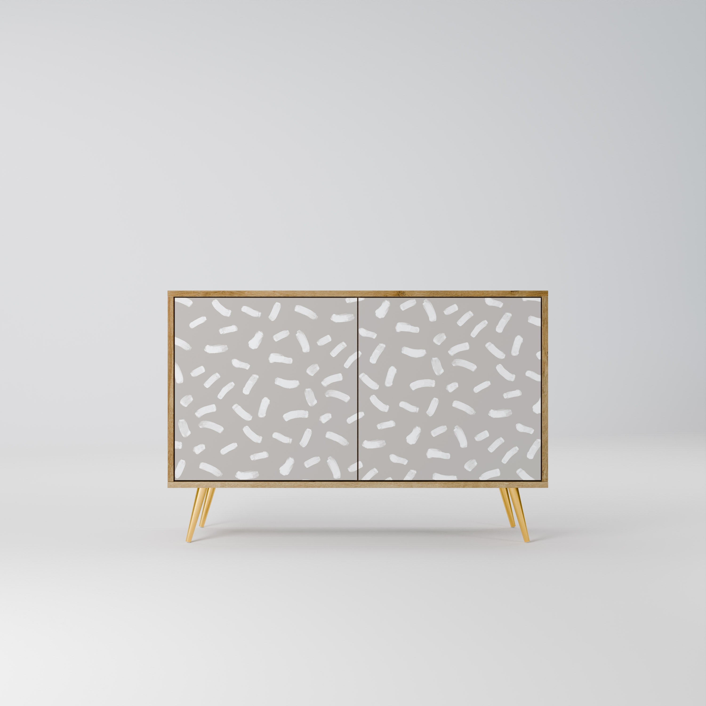 PASSING SECONDS 2-Door Sideboard in Oak Effect