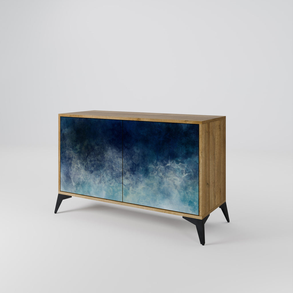 Buffet 2 portes CELESTIAL FALL effet chêne