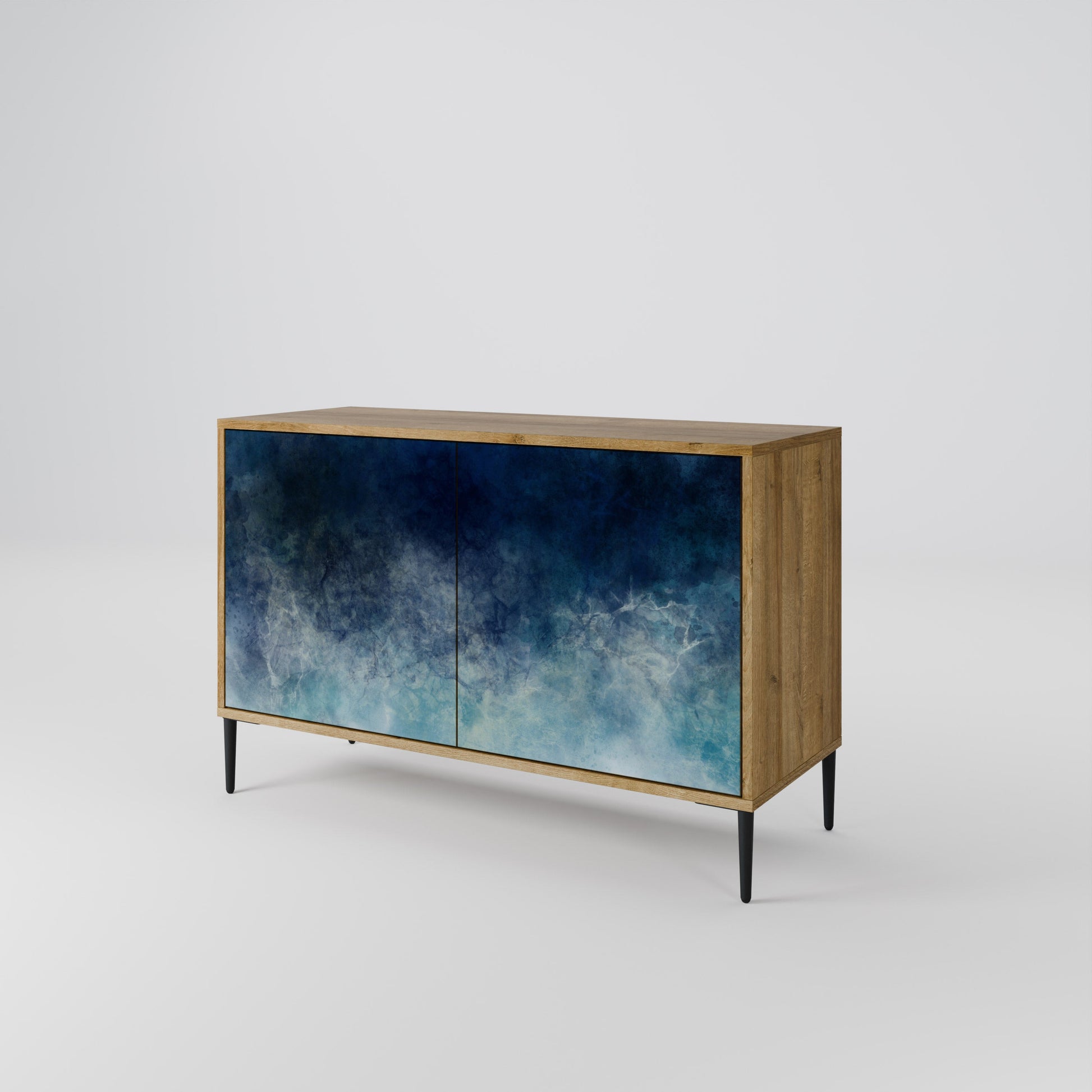 Buffet 2 portes CELESTIAL FALL effet chêne