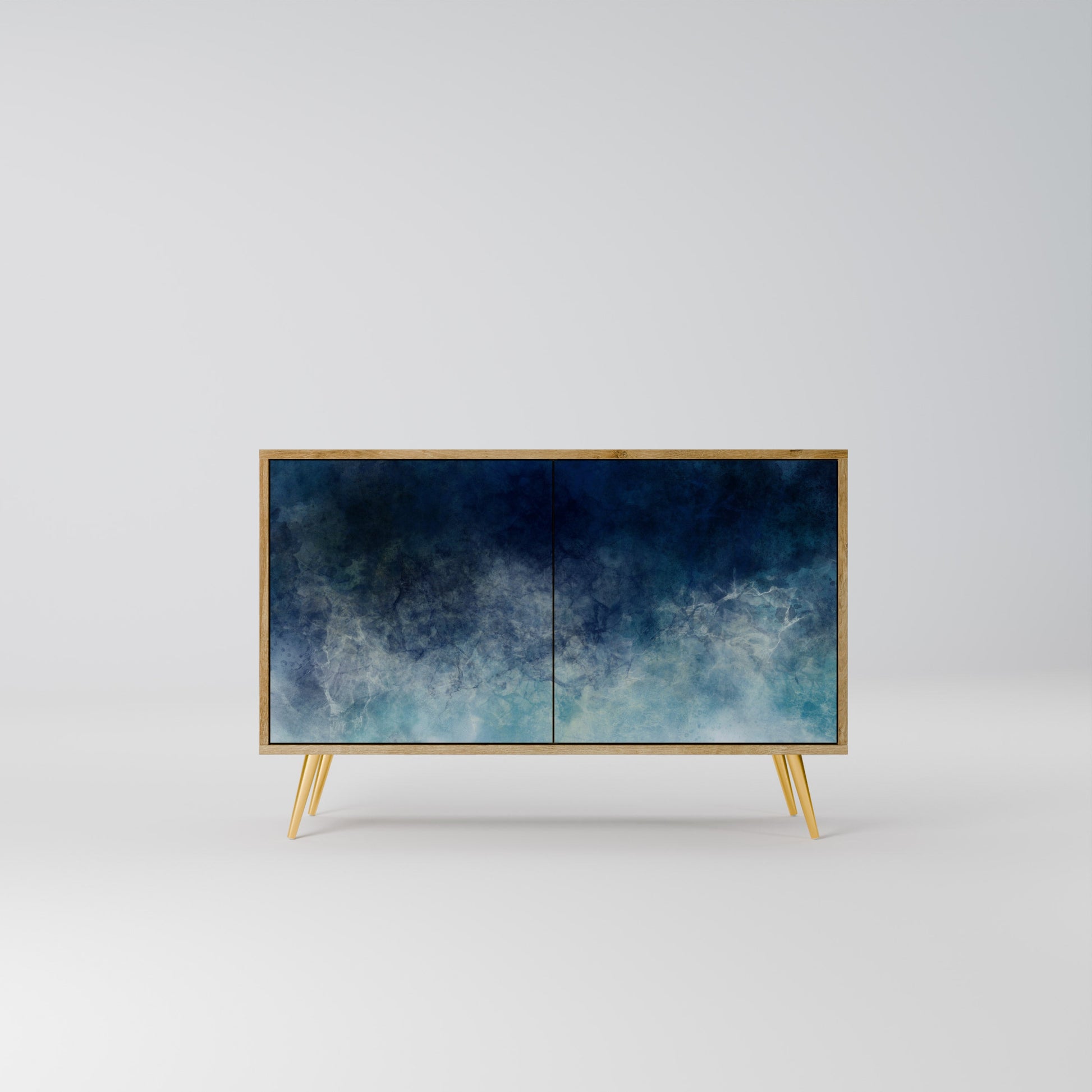Buffet 2 portes CELESTIAL FALL effet chêne