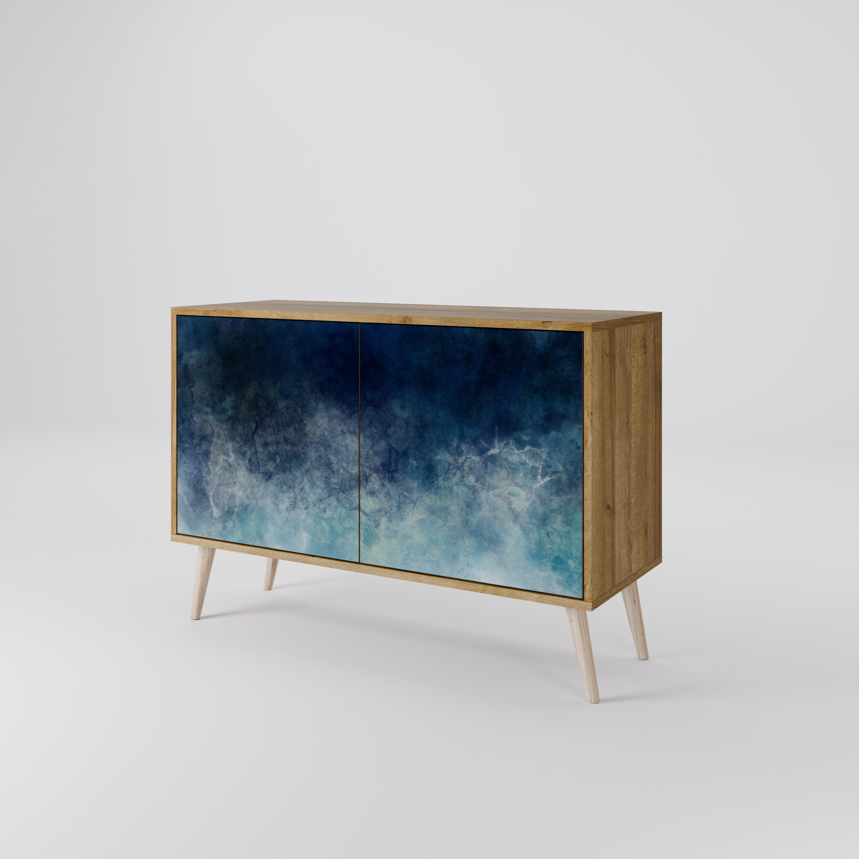 CELESTIAL FALL 2-Door Sideboard in Oak Effect