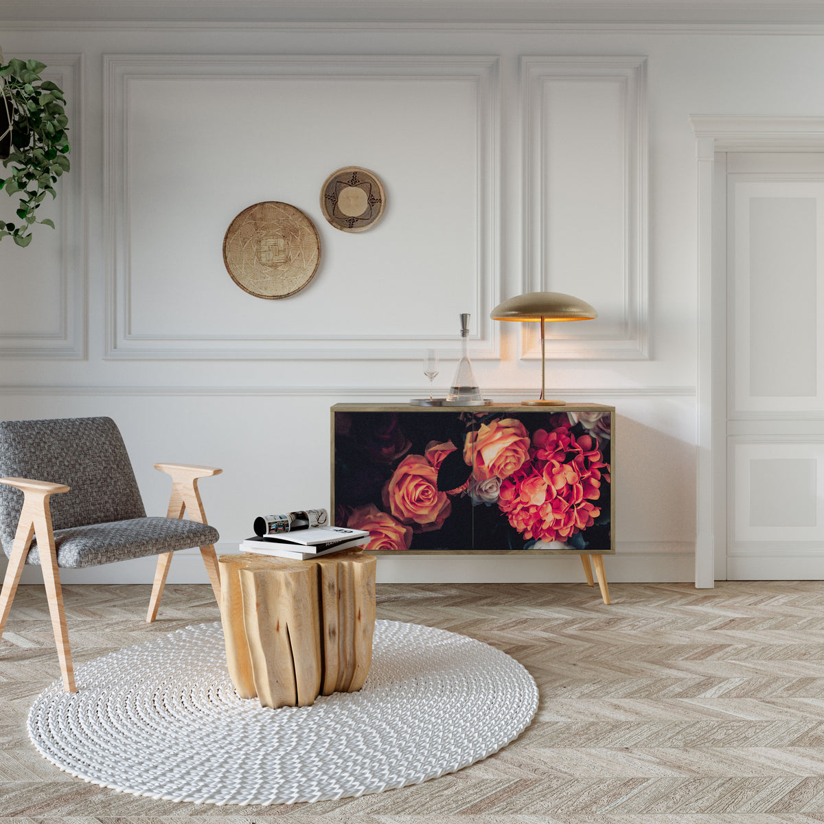 NEVERENDING BLOOM 2-Door Sideboard