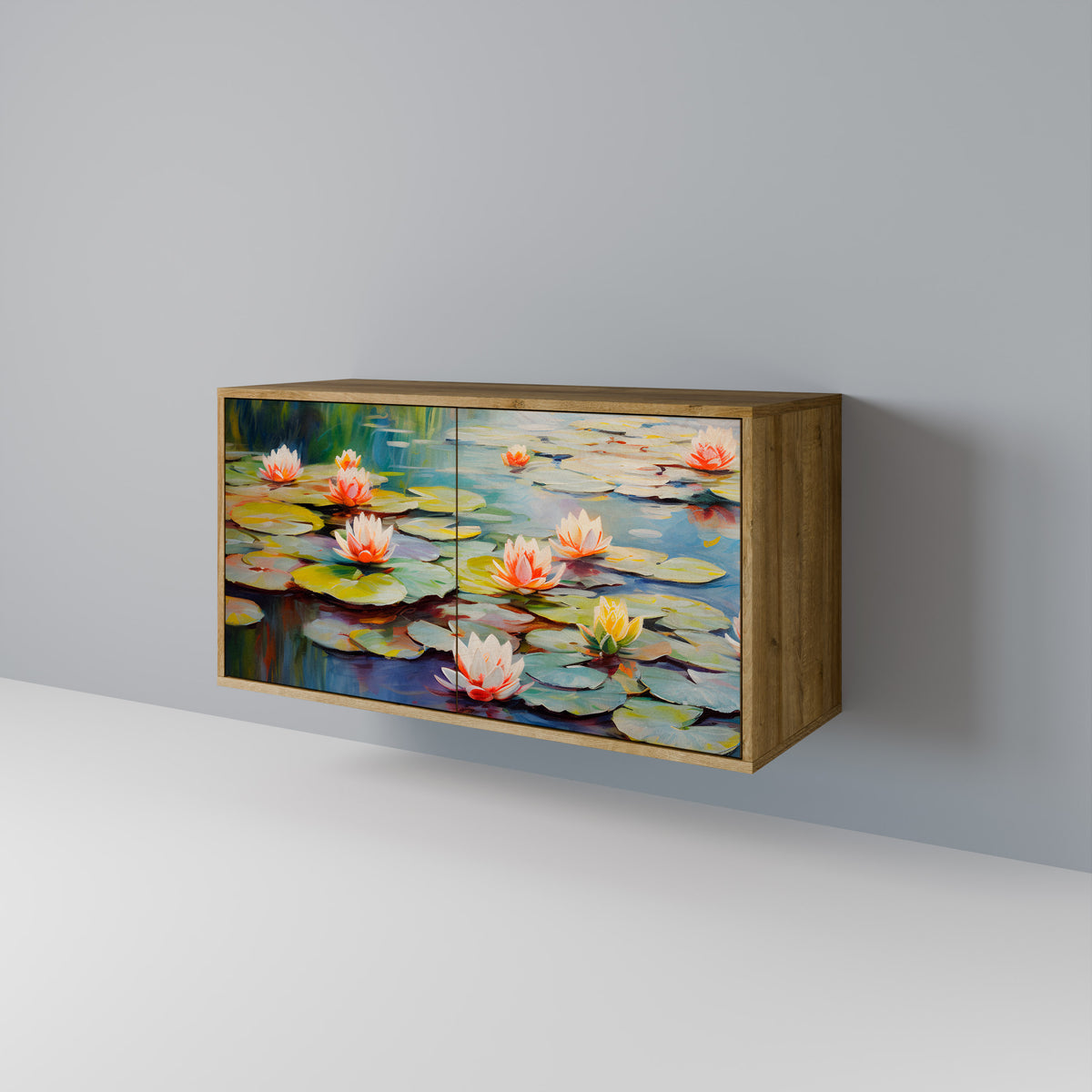 BLOOMING WATERS 2-Door Sideboard