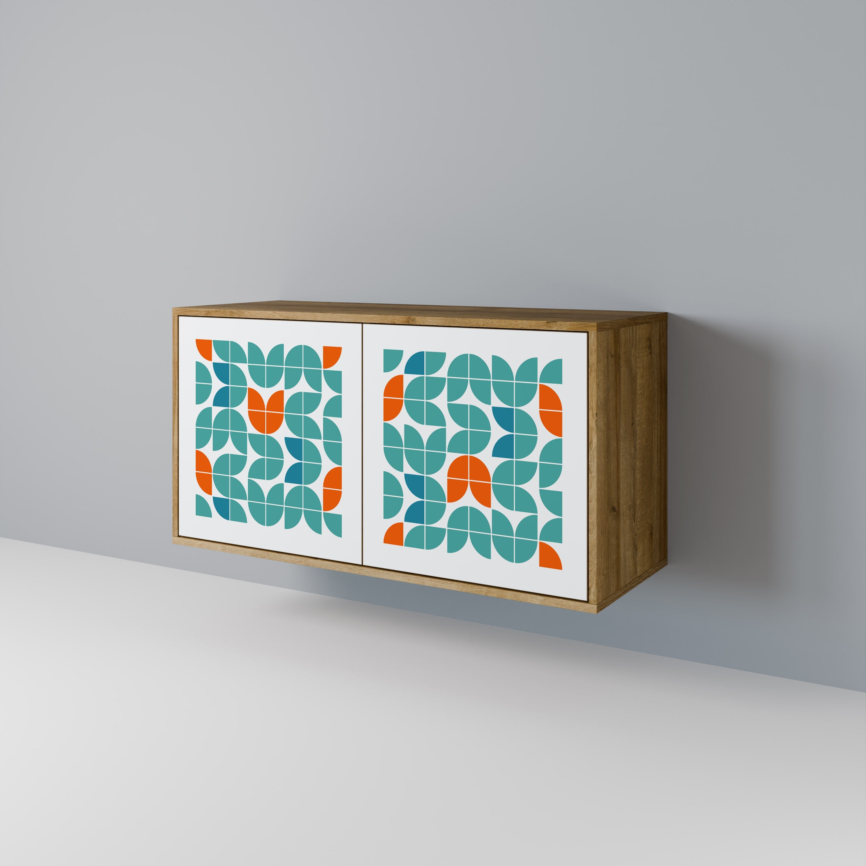 BE THE CHANGE 2-Door Sideboard in Oak Effect