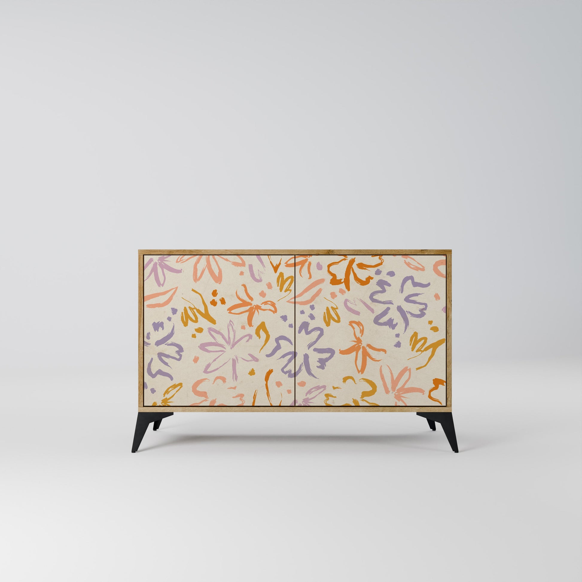 Buffet 2 portes SPRING WHIMSY effet chêne
