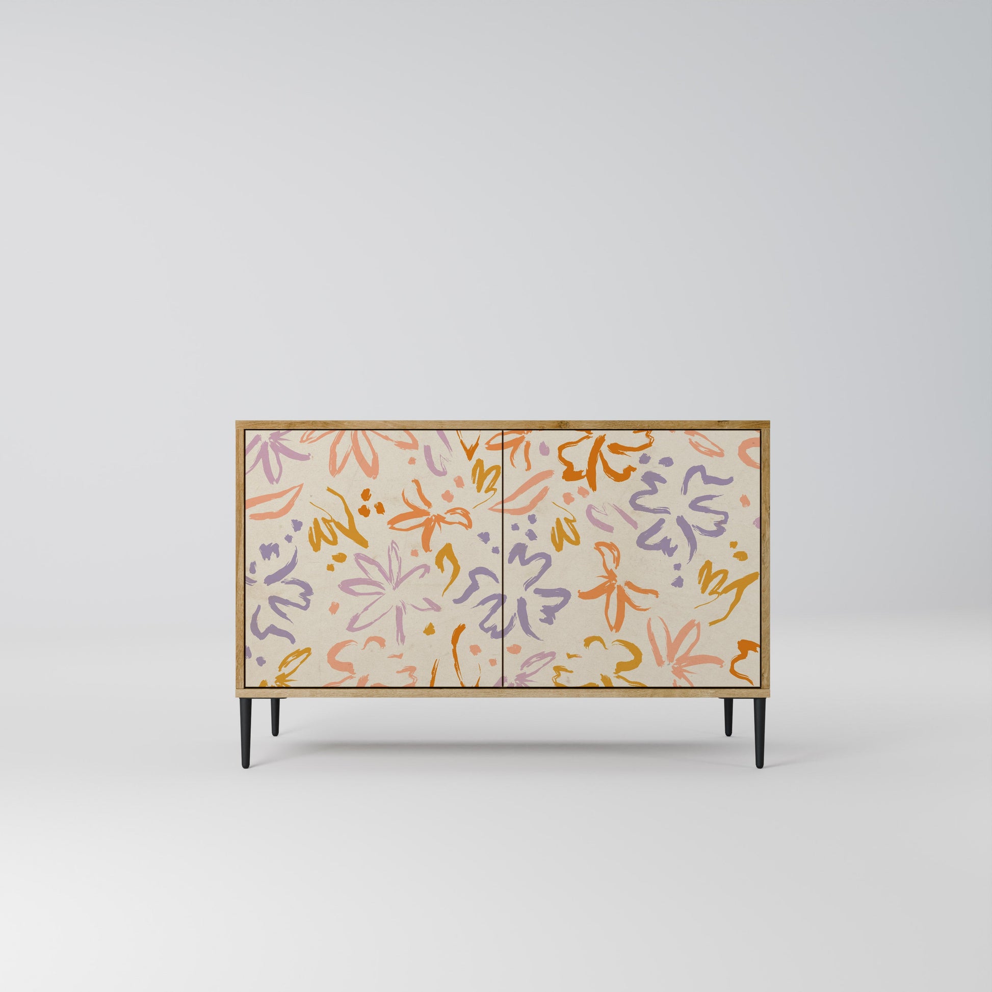 Buffet 2 portes SPRING WHIMSY effet chêne