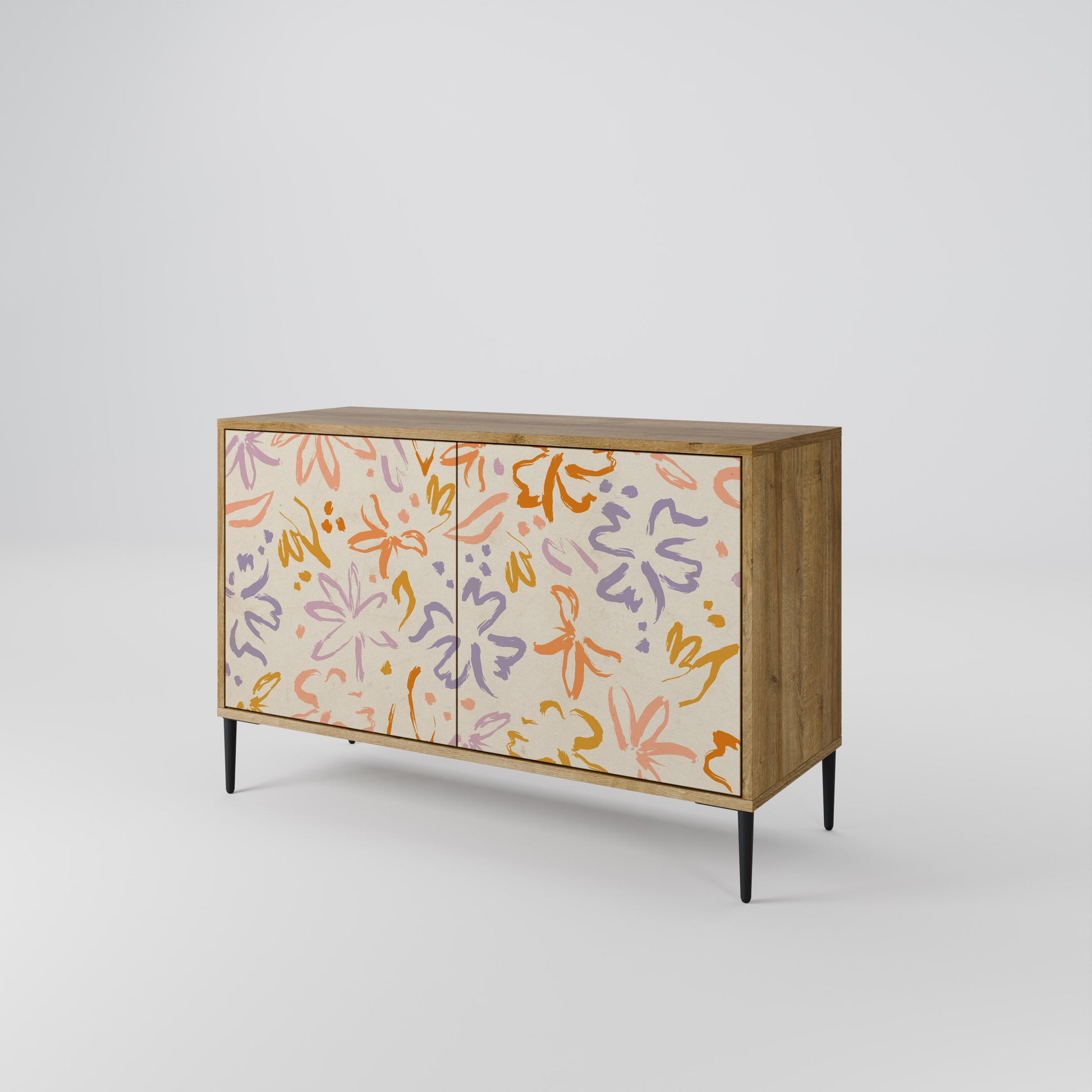 Buffet 2 portes SPRING WHIMSY effet chêne