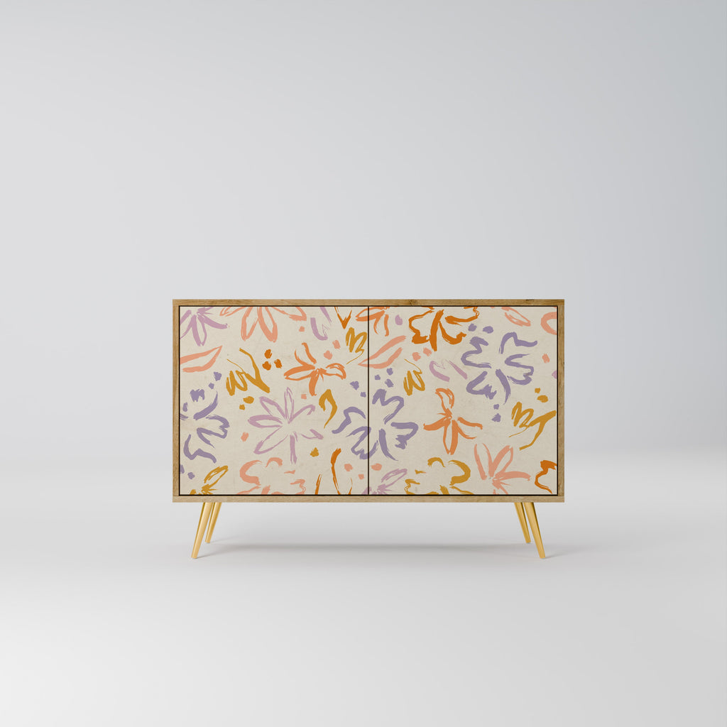 Buffet 2 portes SPRING WHIMSY effet chêne