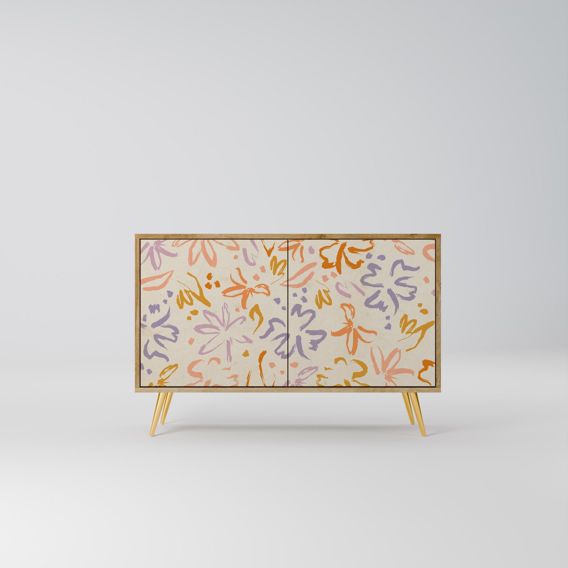 Buffet 2 portes SPRING WHIMSY effet chêne