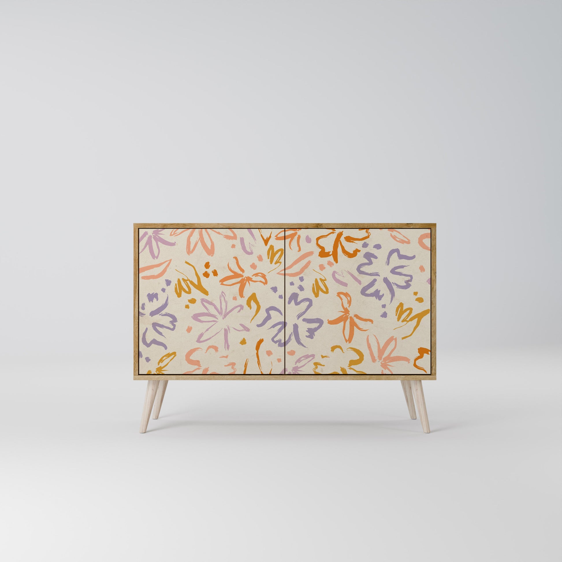 Buffet 2 portes SPRING WHIMSY effet chêne