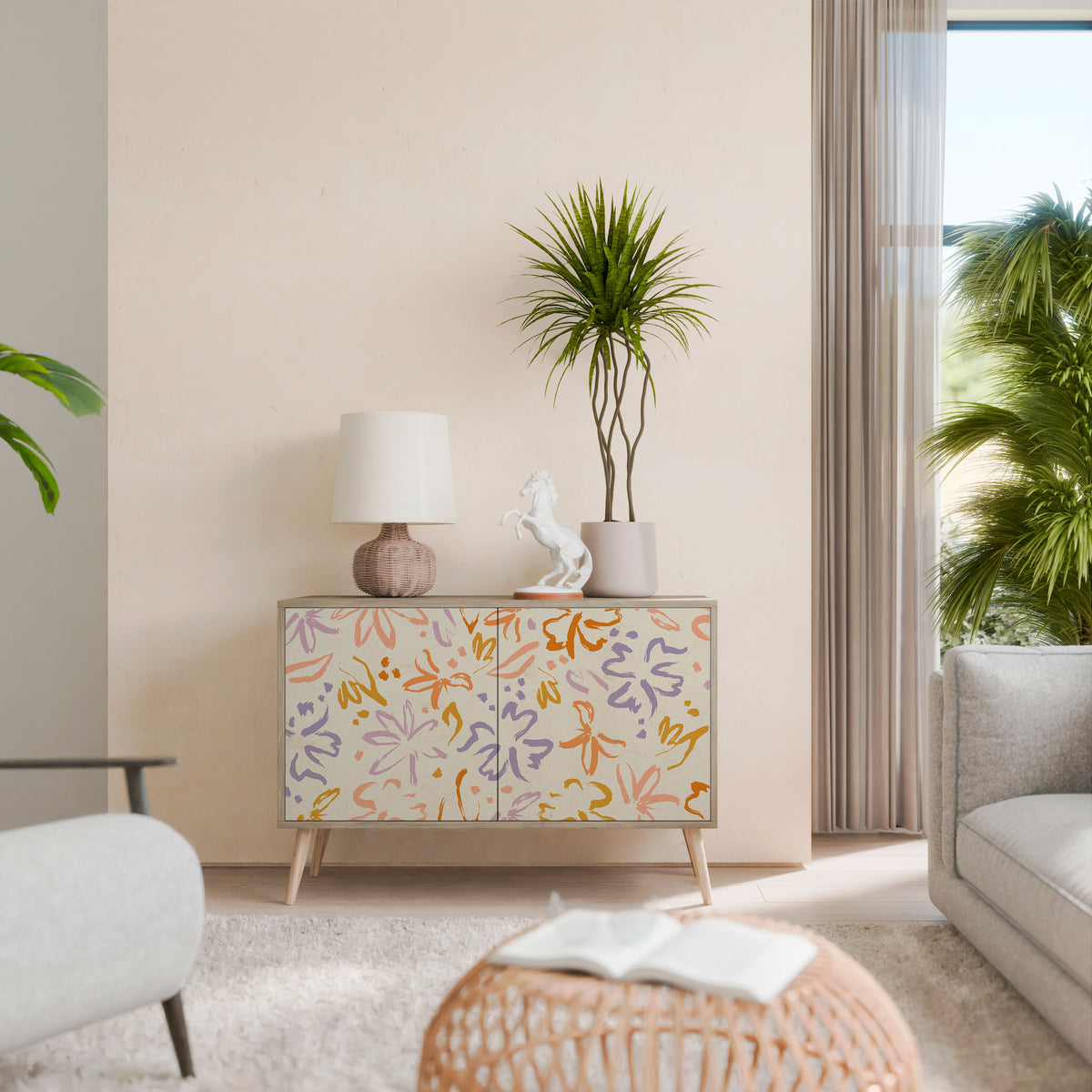 SPRING WHIMSY 2-Door Sideboard
