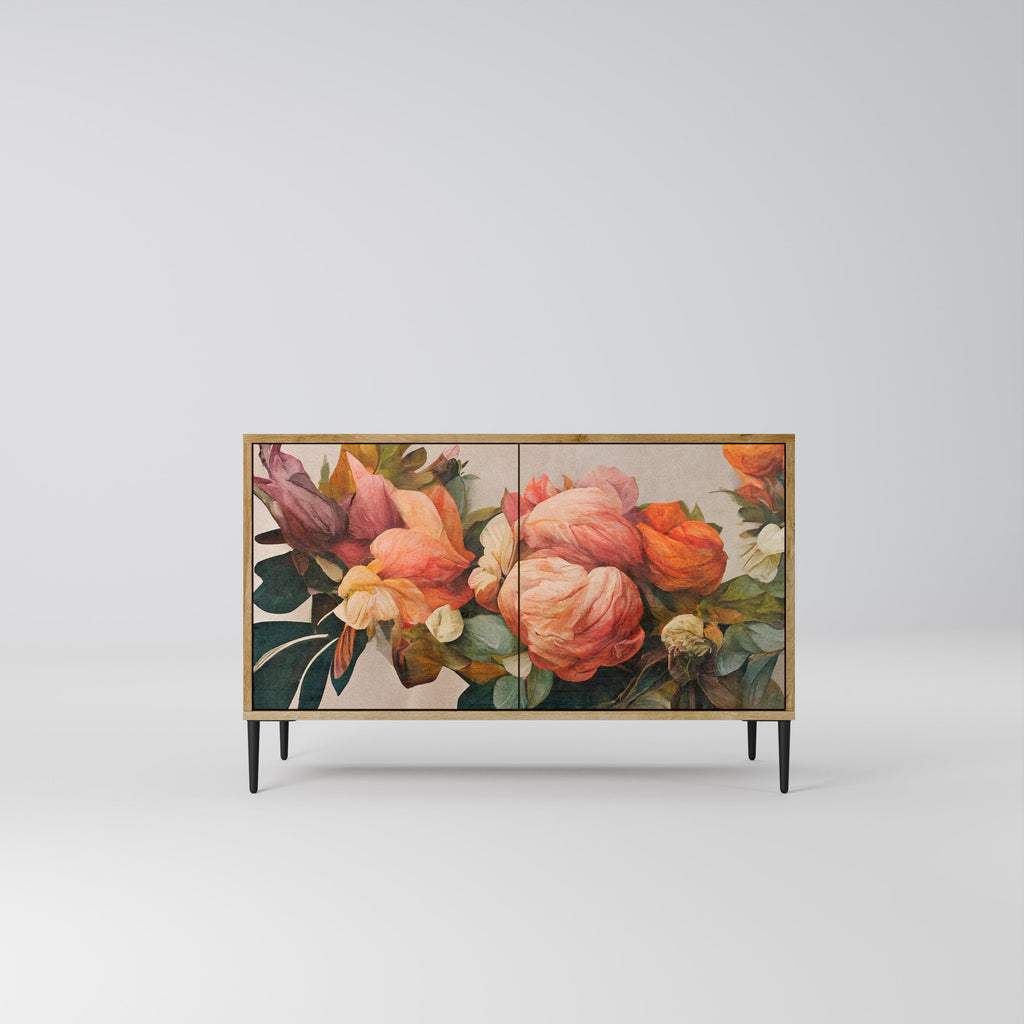 Buffet 2 portes effet chêne STYLISH BEAUTY