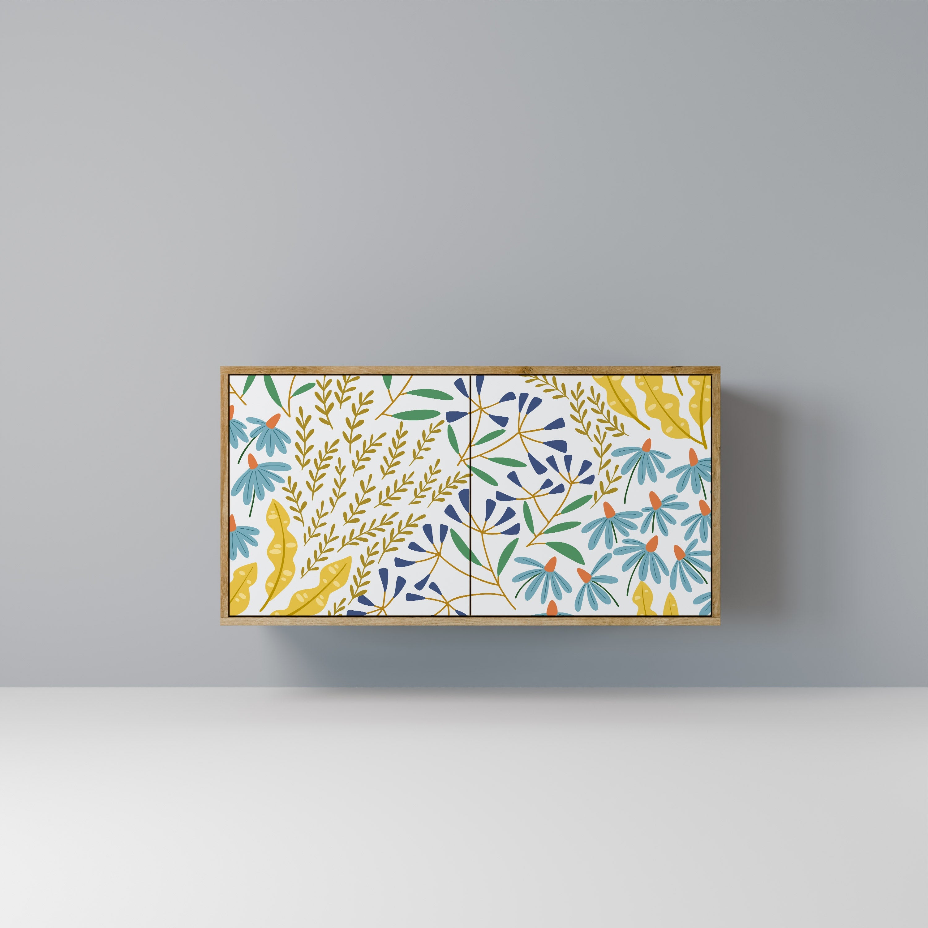 Buffet 2 portes HELLO SPRING effet chêne