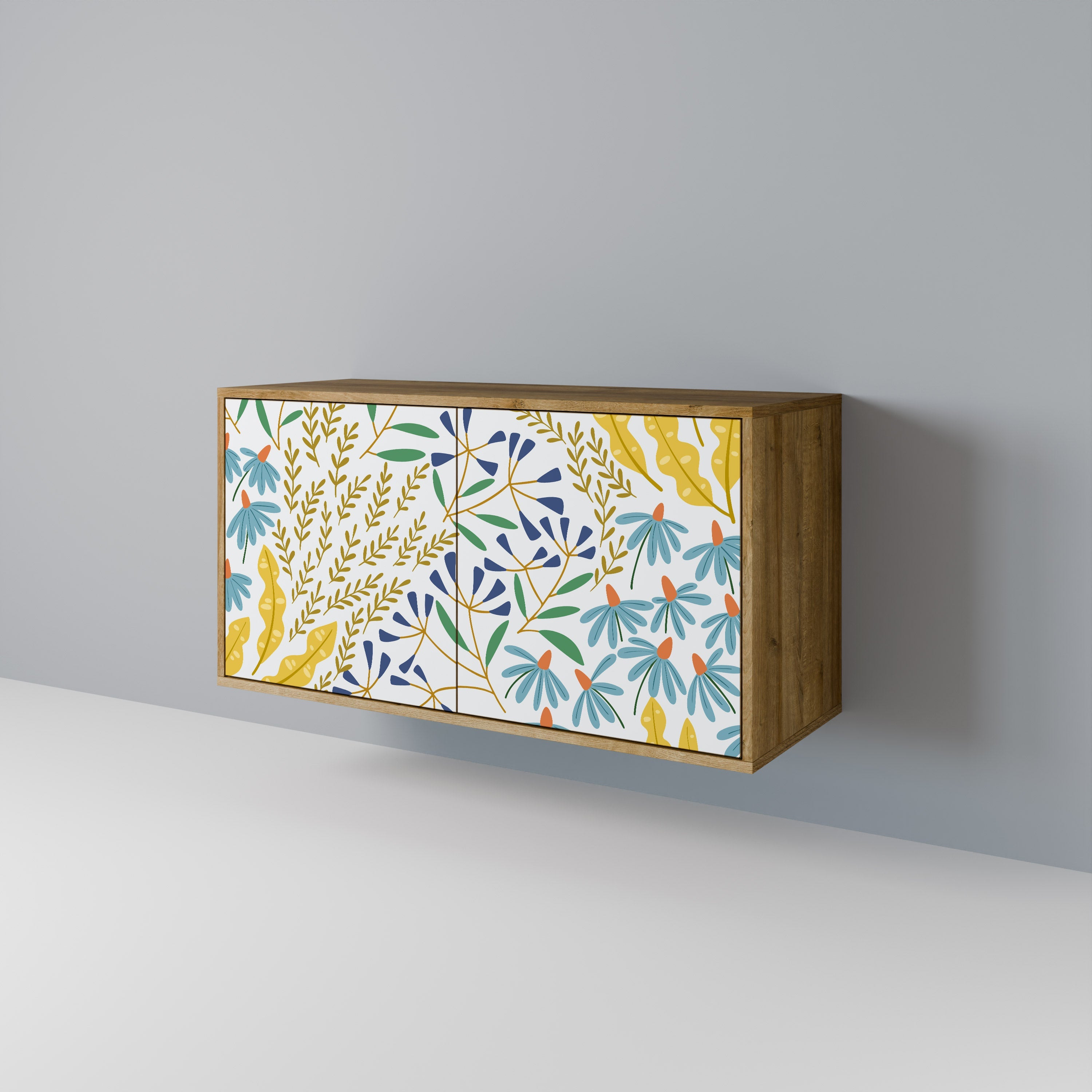 Buffet 2 portes HELLO SPRING effet chêne