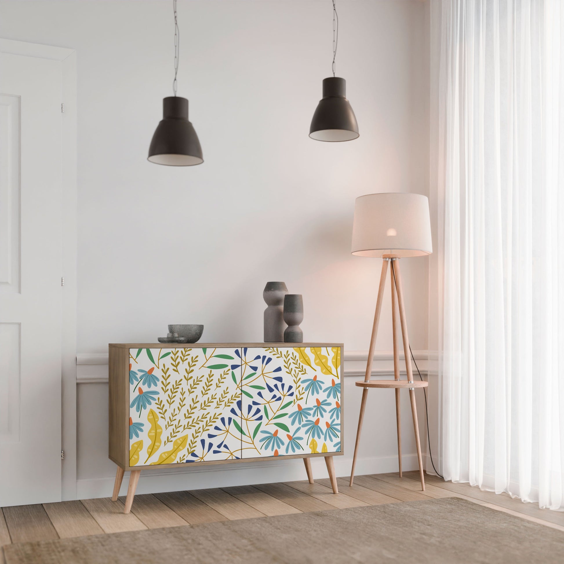 Buffet 2 portes HELLO SPRING effet chêne