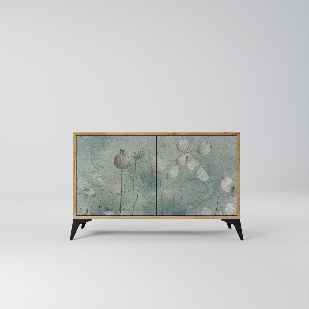 Buffet 2 portes NIGHT LADY effet chêne
