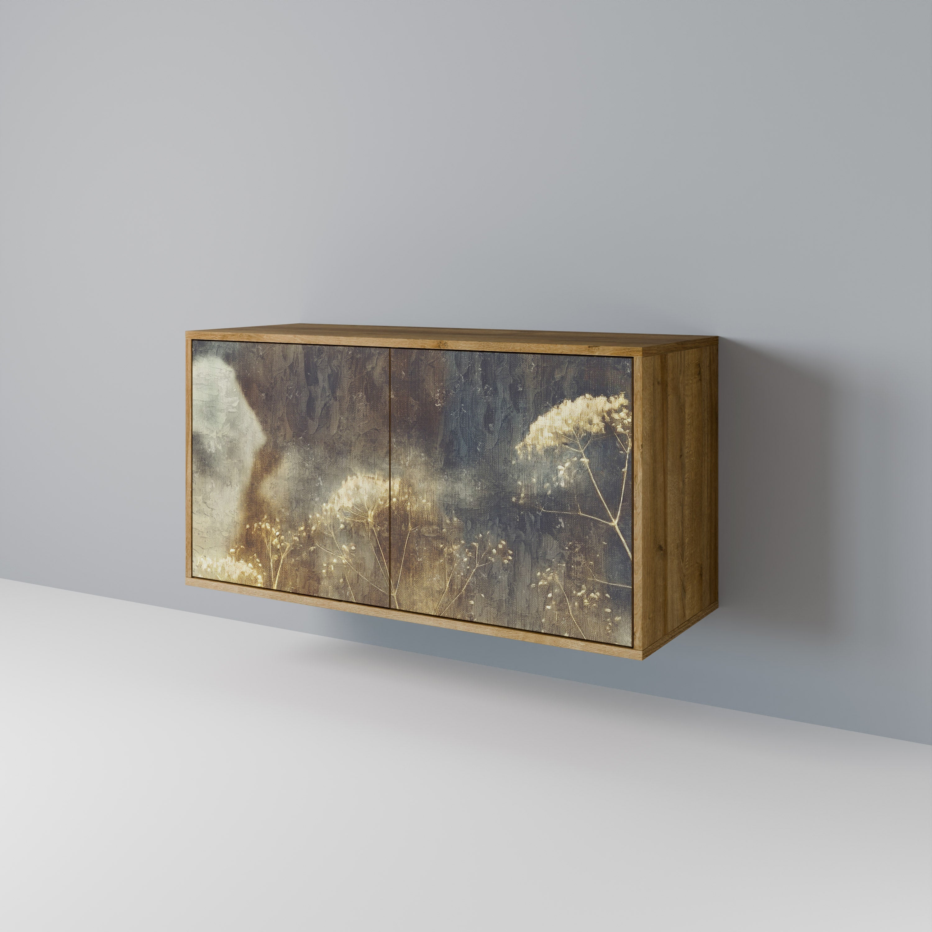 Buffet 2 portes GENTLE POWER effet chêne