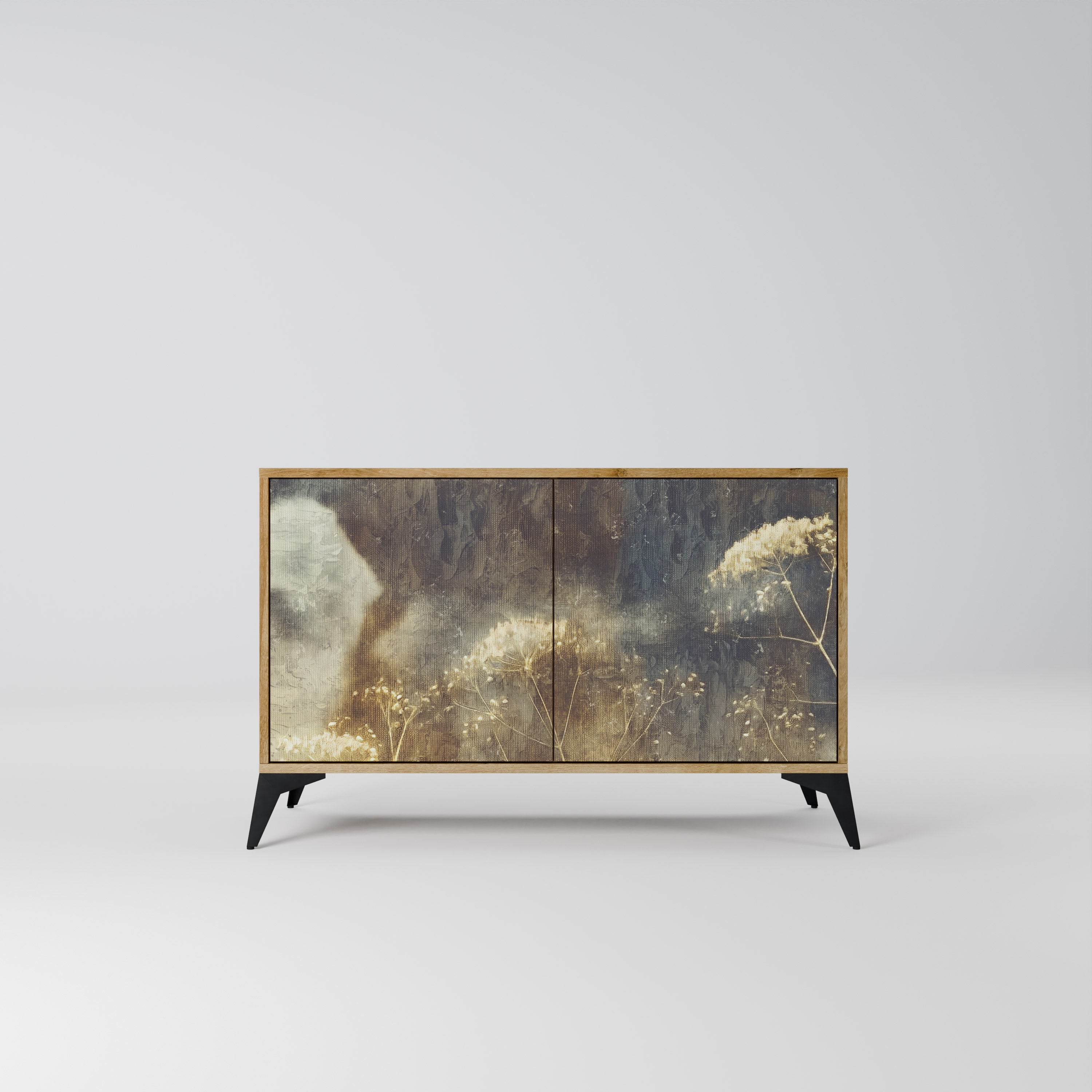 Buffet 2 portes GENTLE POWER effet chêne