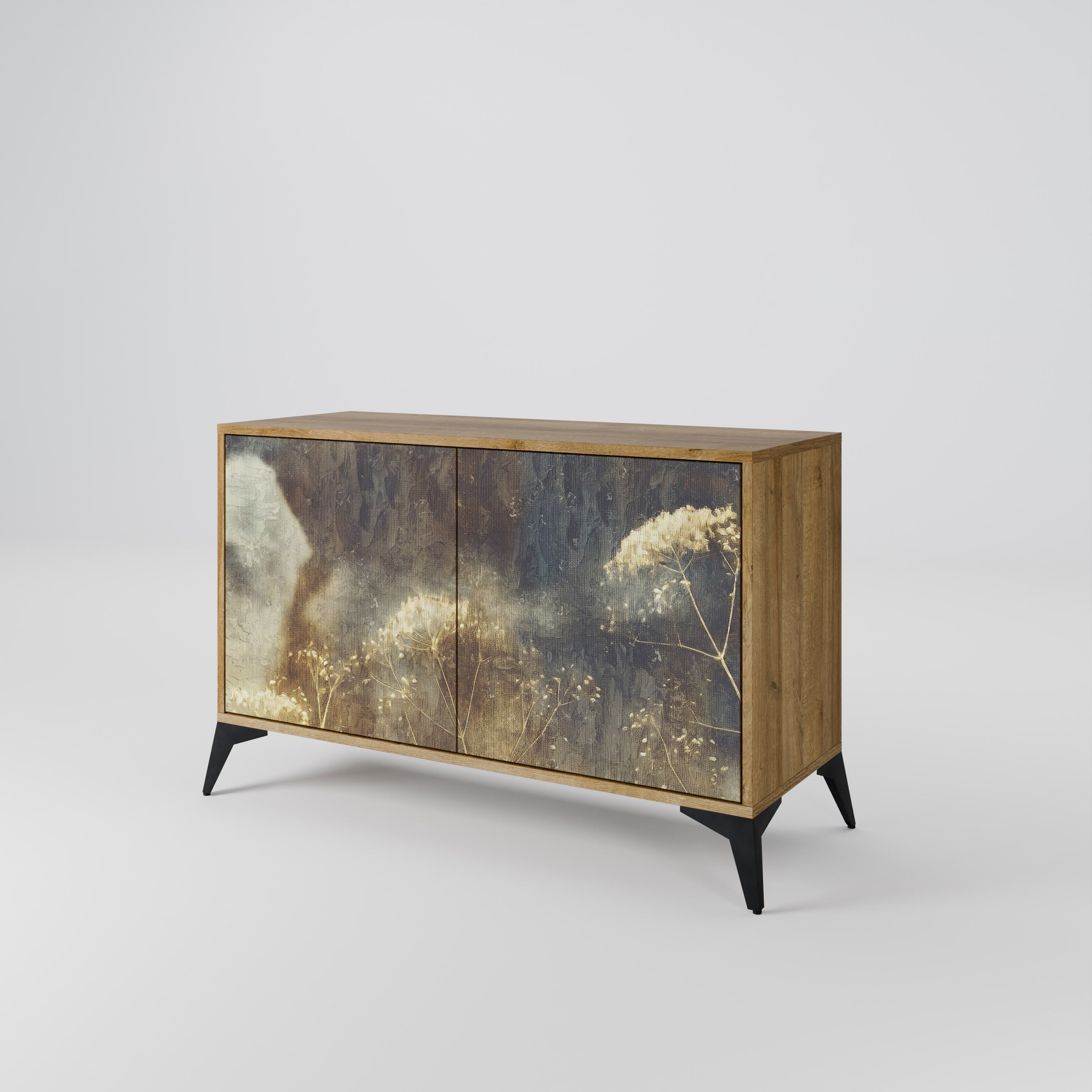 Buffet 2 portes GENTLE POWER effet chêne