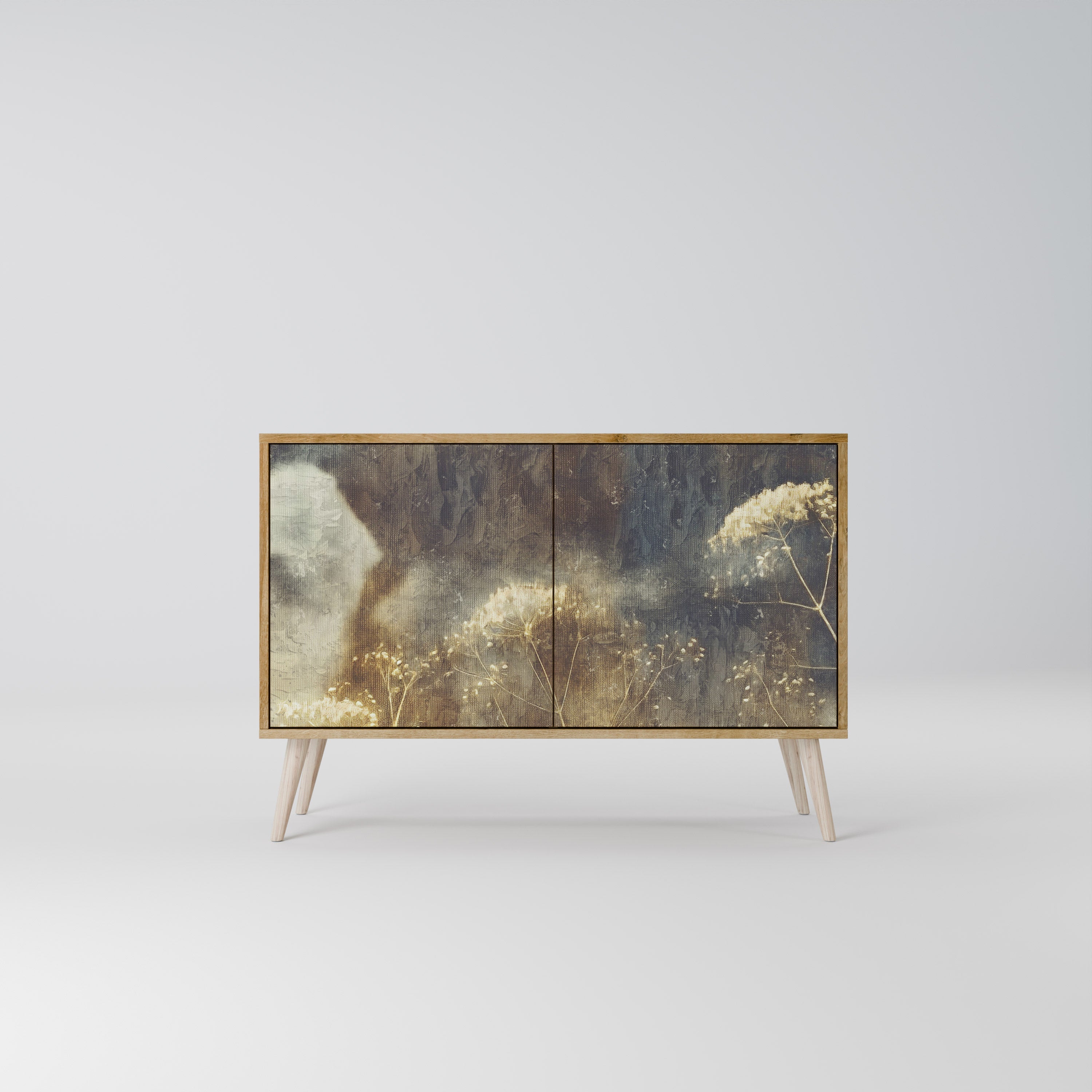 Buffet 2 portes GENTLE POWER effet chêne