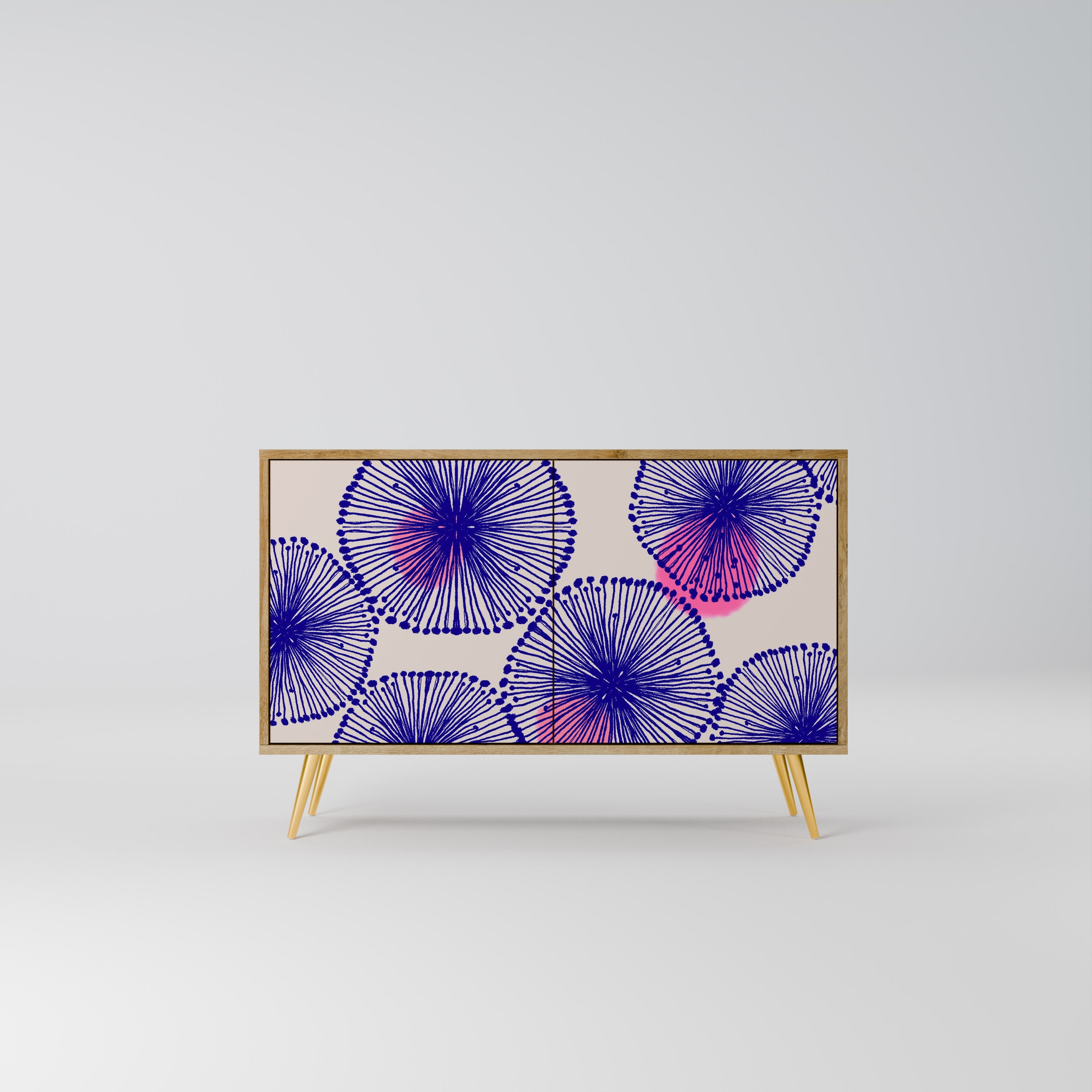 Buffet 2 portes MAGIC NATURE effet chêne