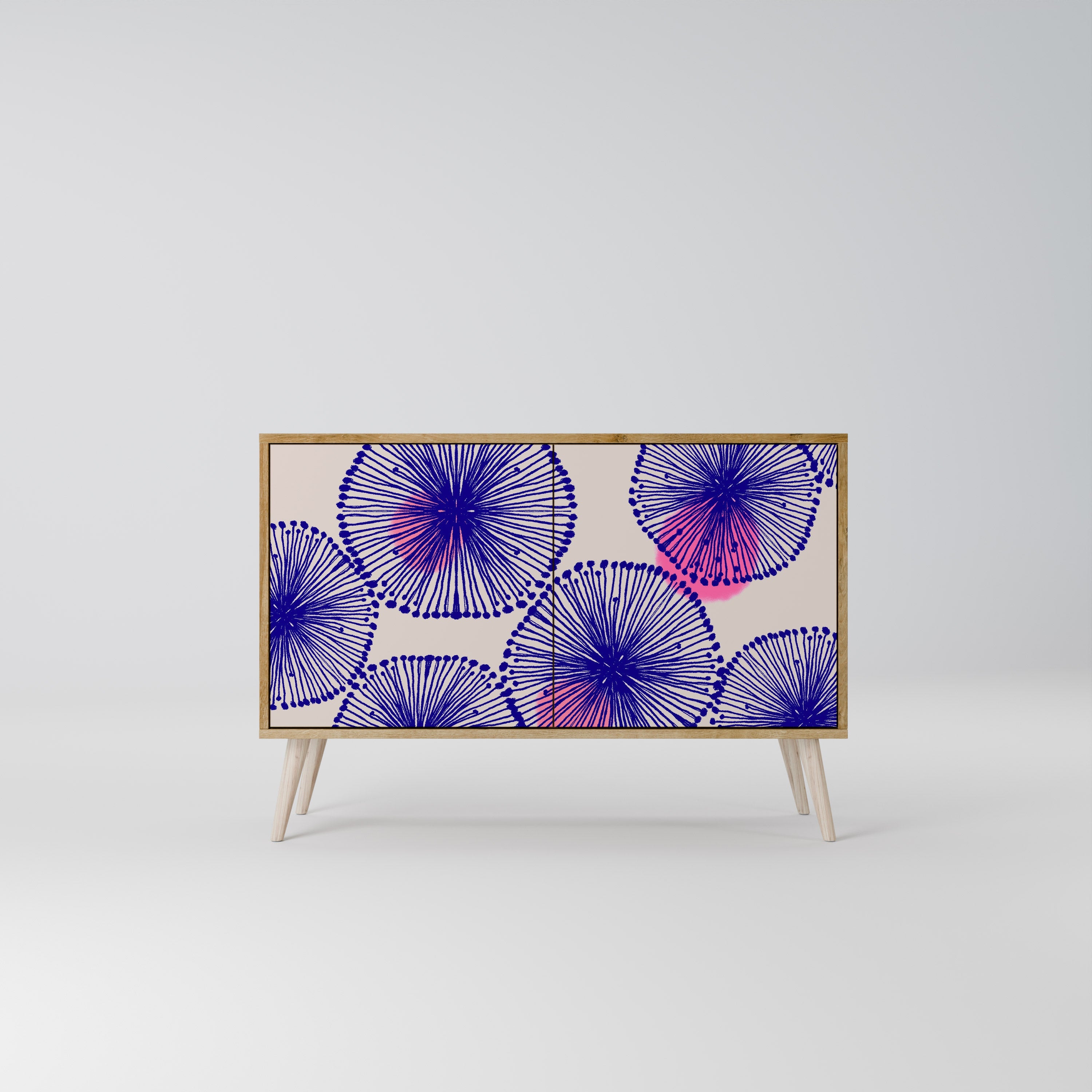 Buffet 2 portes MAGIC NATURE effet chêne