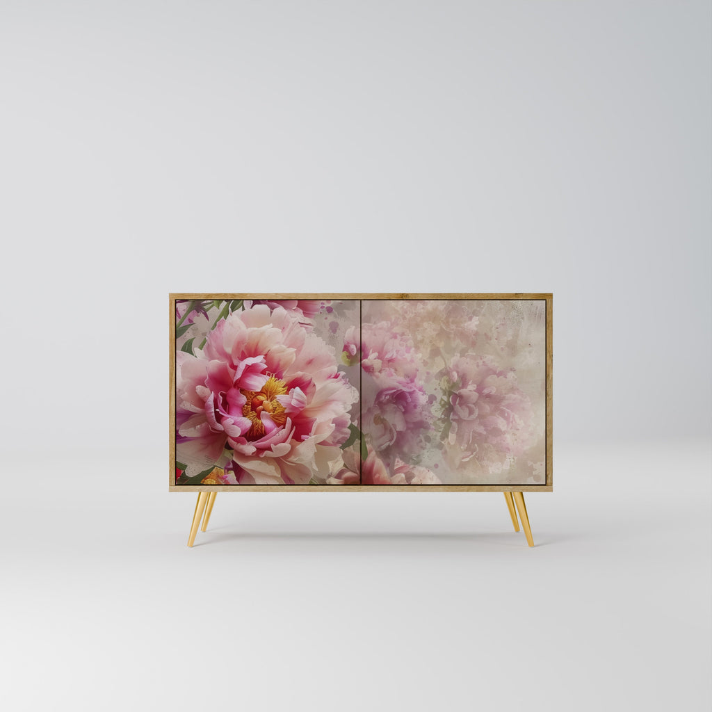 Buffet 2 portes PEONY WHISPER effet chêne
