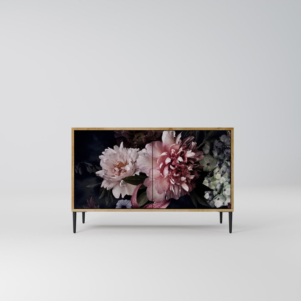 Buffet 2 portes PURE BLOSSOM effet chêne