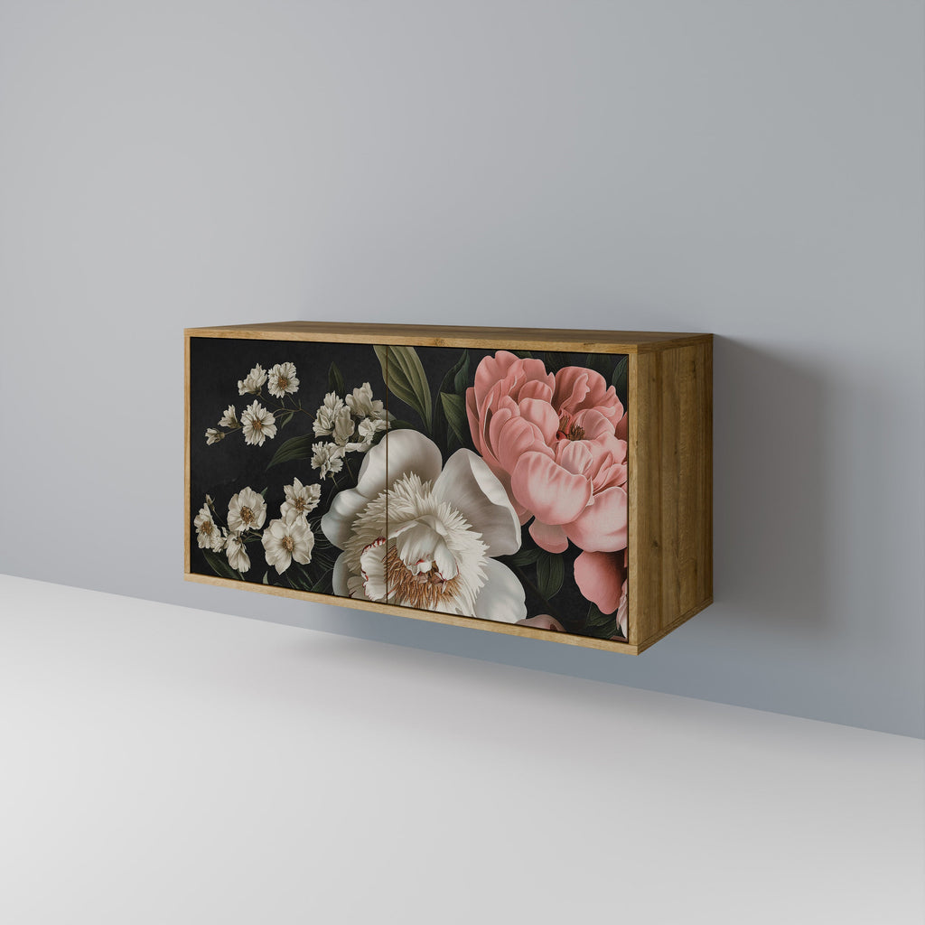Buffet 2 portes LUSH ELEGANCE effet chêne