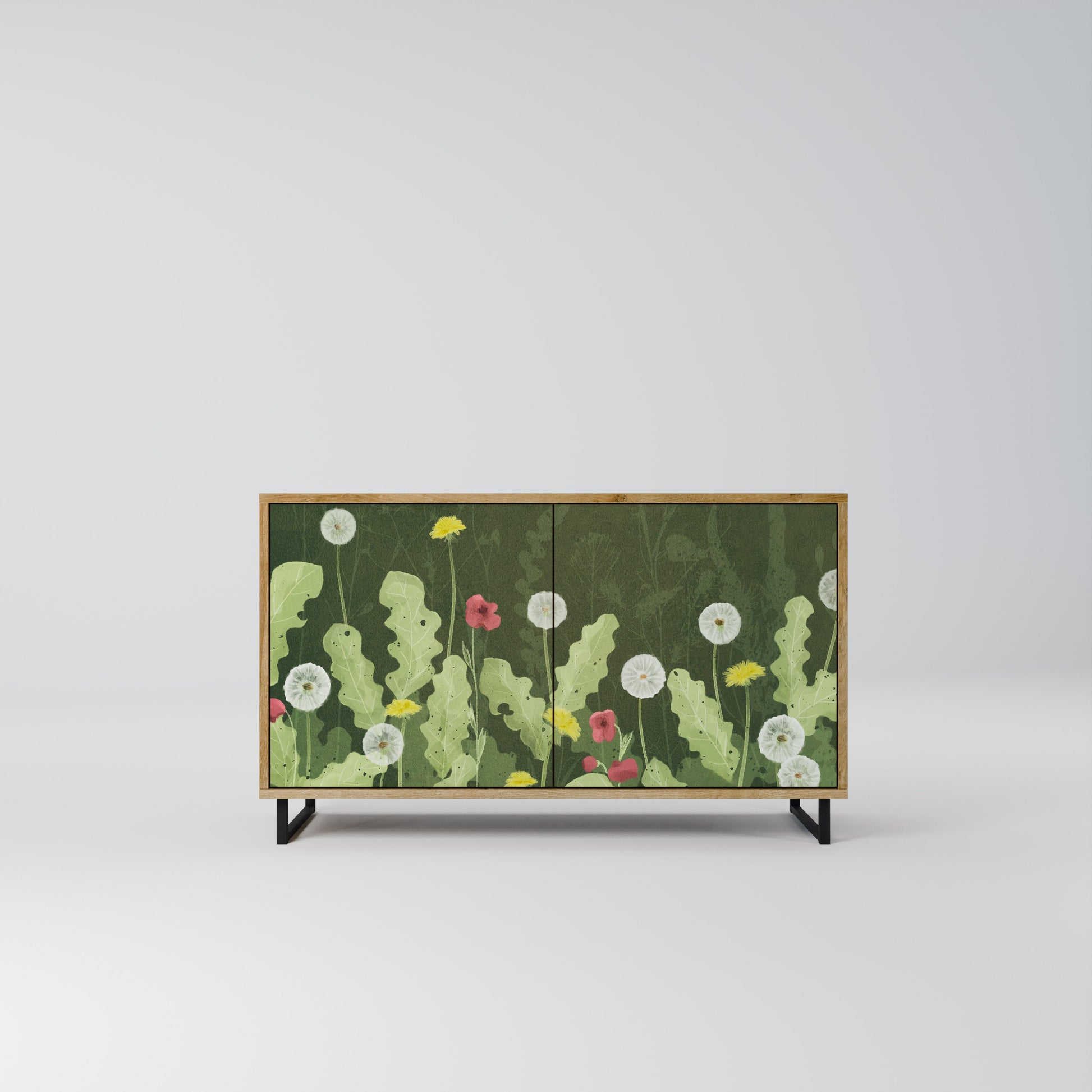 Buffet 2 portes DANDELION AMUSE effet chêne